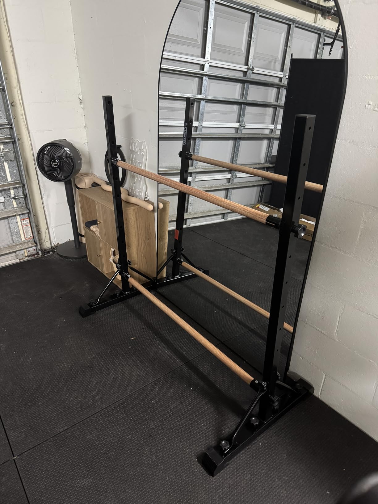 FC FUNCHEER Adjustable Ballet Barre, Portable Dance bar, Fitness Equipment for Dance & Balance Exercise, Super Sturdy for Balance Workout, Weight Limit 250 LBS customer photo 2