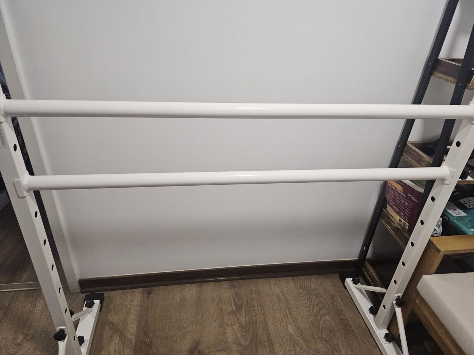 FC FUNCHEER Adjustable Ballet Barre, Portable Dance bar, Fitness Equipment for Dance & Balance Excercise, Super Sturdy for Balance Workout, Weight Limit 250 LBS customer photo 1