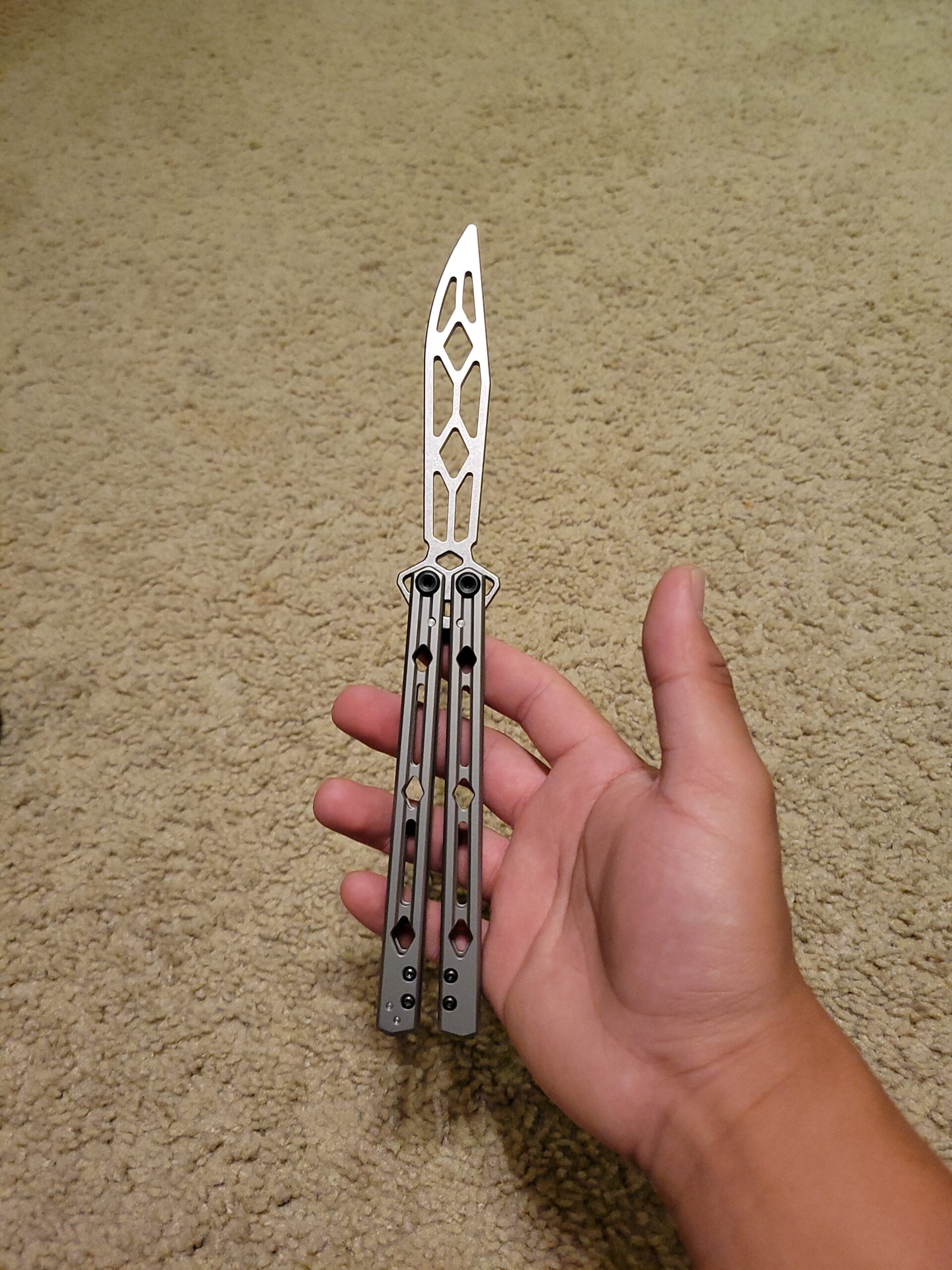 Kershaw Lucha Trainer Balisong Butterfly Knife Stainless Steel (4.6