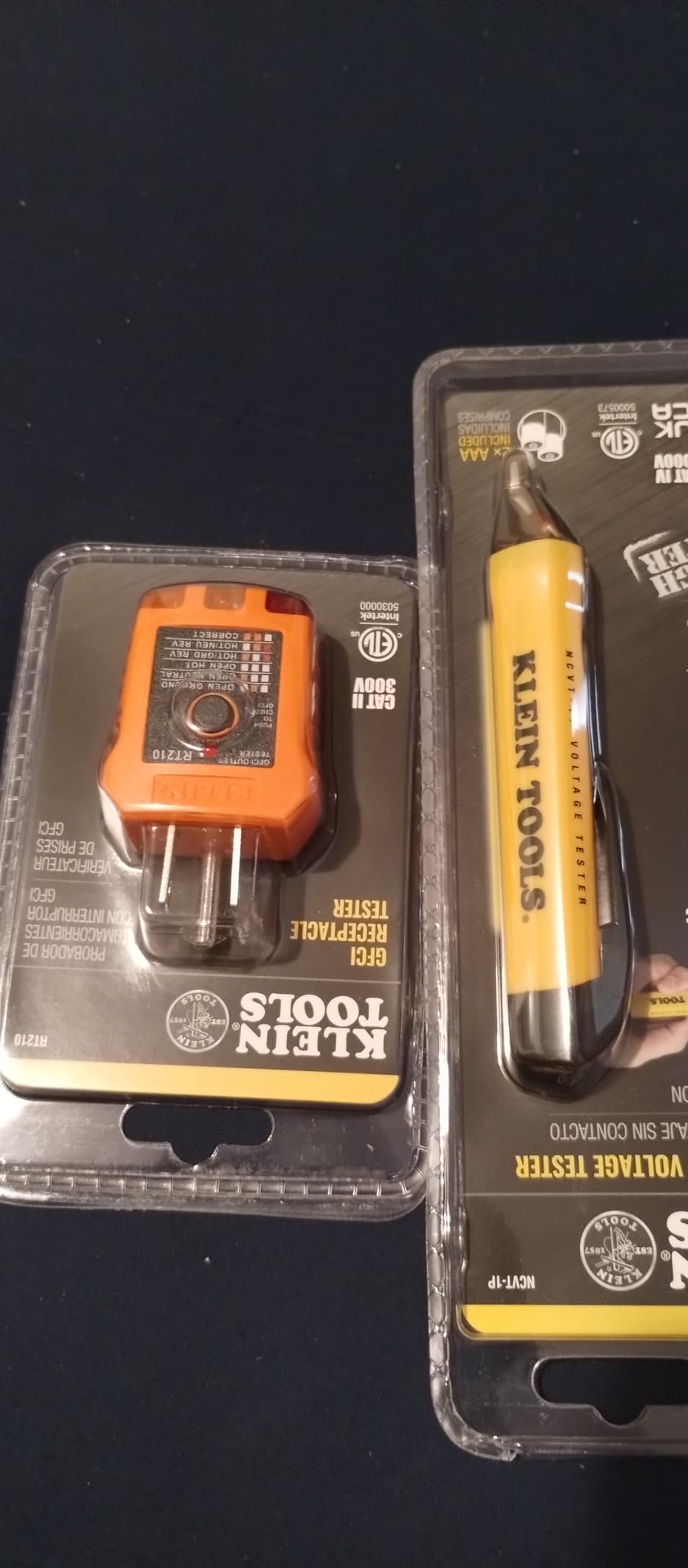 Klein Tools 80025 Outlet Tester Kit with GFCI Tester and Non-Contact Voltage Test Pen, 2-Piece customer photo 2