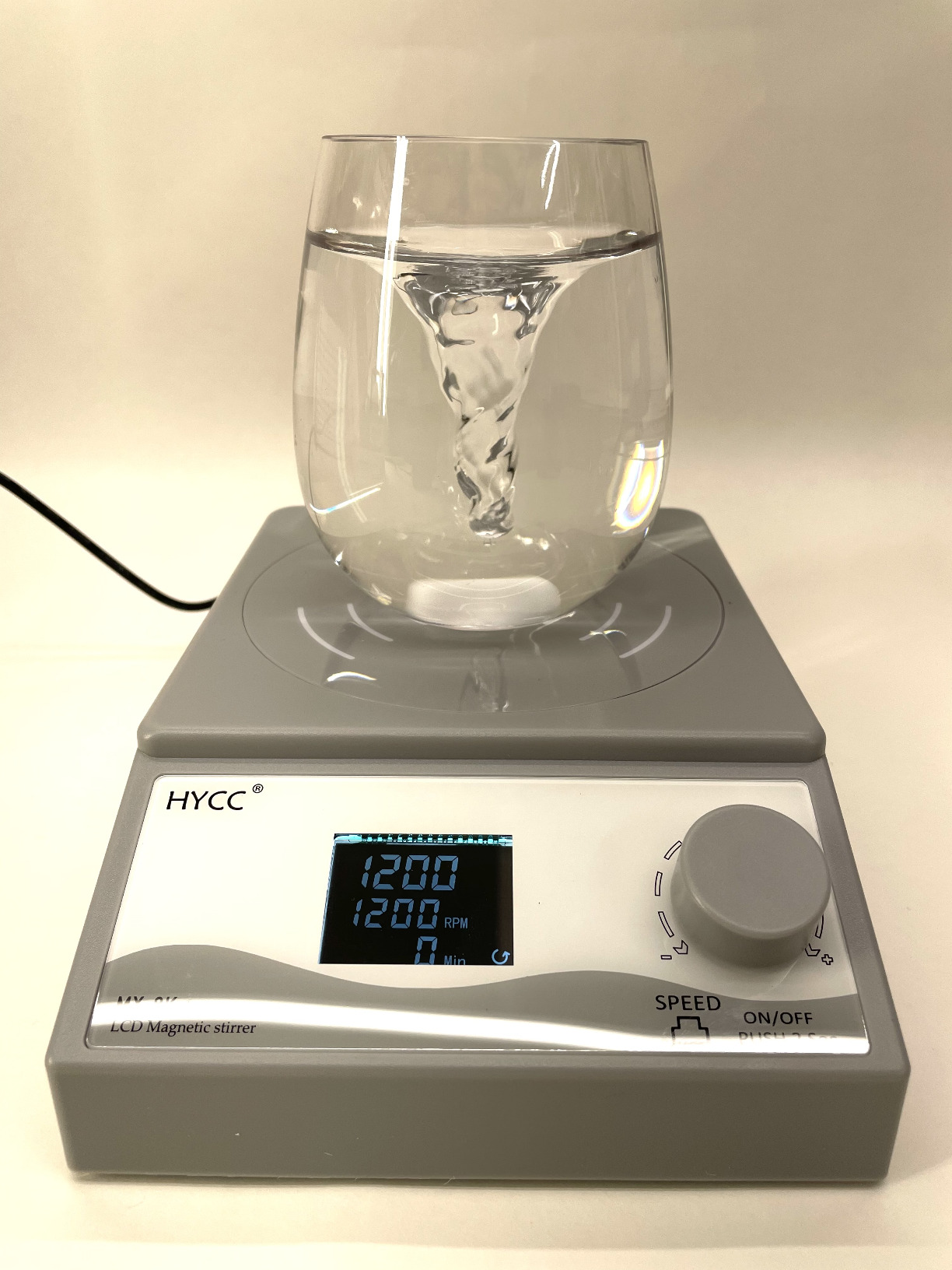 HYCC Digital Magnetic Stirrer Laboratory Stir Plate with Timing Function (LCD Display Stirring Type) customer photo 2