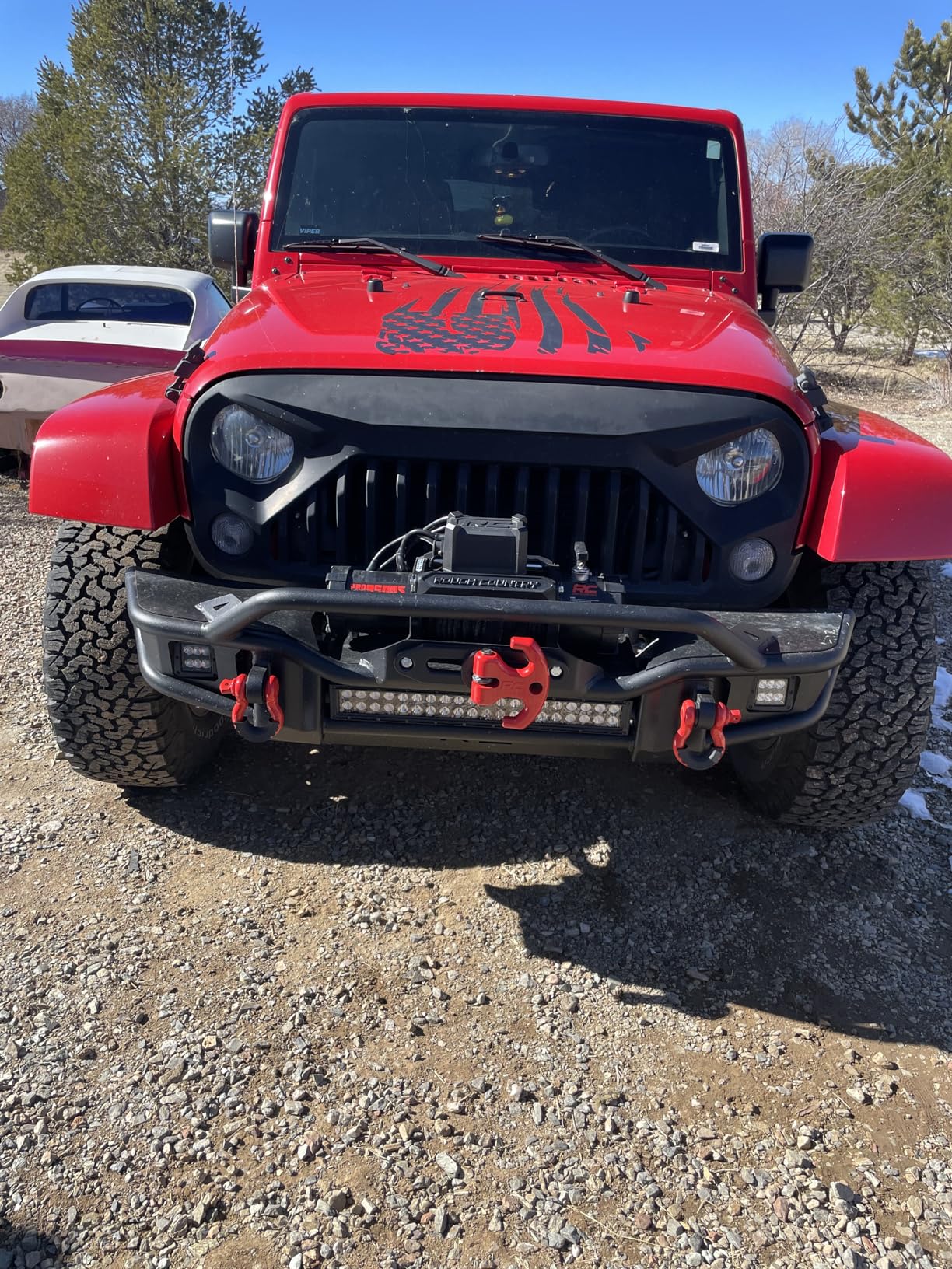 Rough Country Multi-Function Winch Cleat w/Rubber Isolator | Red - RS175R customer photo 1