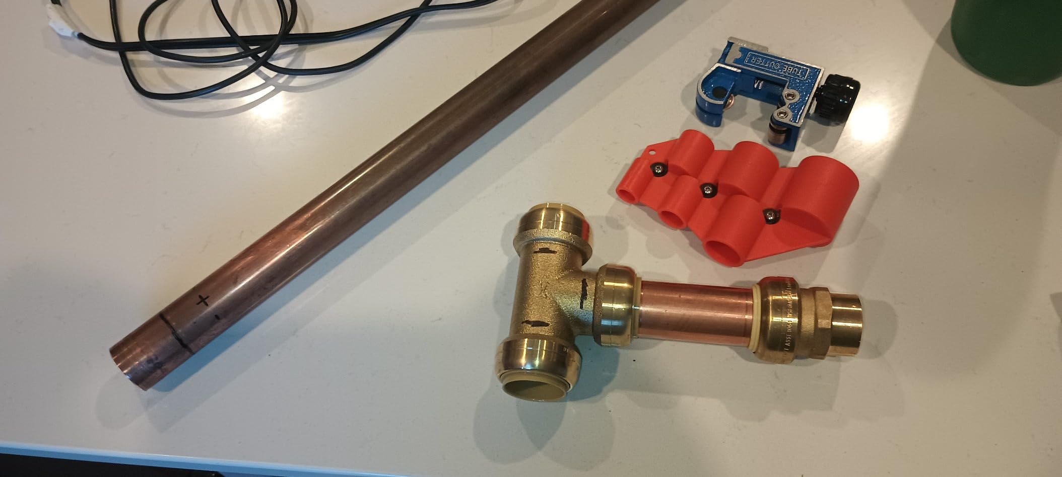 Loreso Copper Pipe Tubing Cutter - Mini Tube Cutter Tool for 1/8