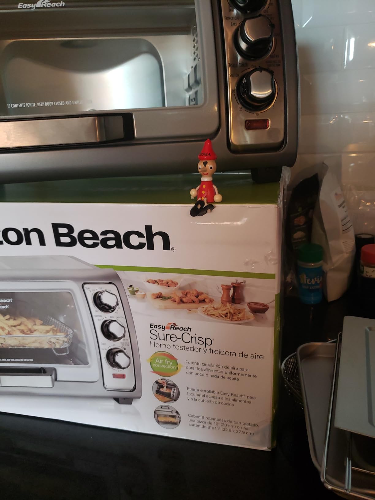 Hamilton Beach Air Fryer Toaster Oven Combo with Large Capacity customer photo 1