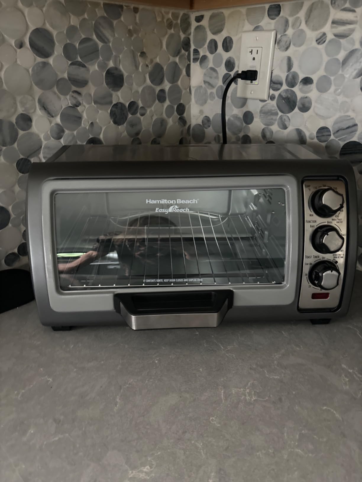 Hamilton Beach Air Fryer Toaster Oven Combo with Large Capacity customer photo 2