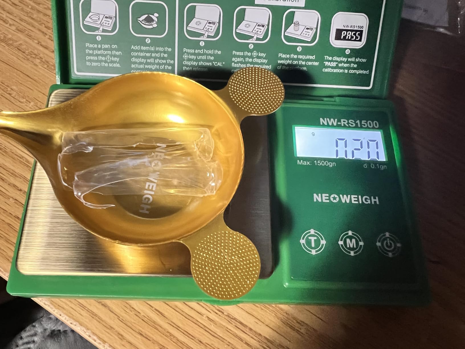 Reloading Scale, Powder Scale for Reloading, 1500 Grains x 0.1 gn, Digital Powder Scale, 100g by 0.01g, Metal Pan, Powder Scoop, 50g Cal Weight (Batteries Included) customer photo 2