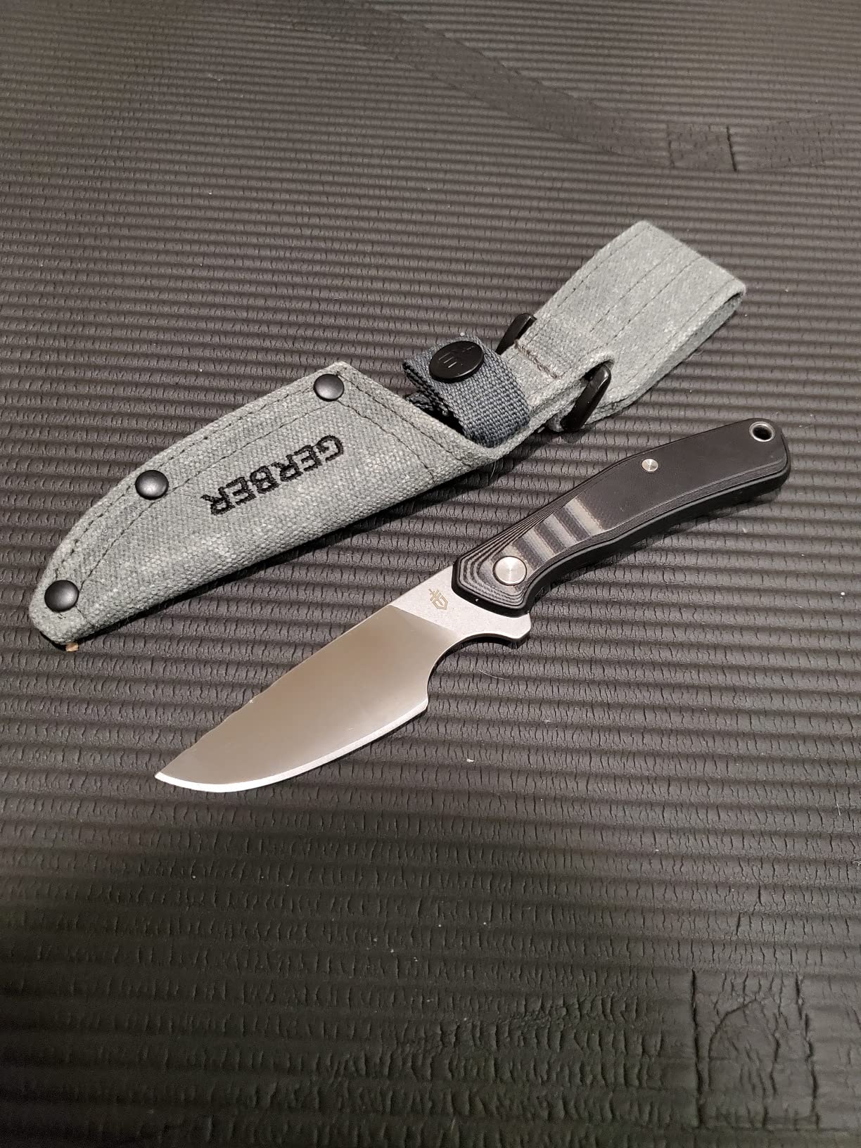 Gerber Gear Downwind Caper - Fixed Blade Knife with Sheath for Hunting Gear - Black customer photo 2