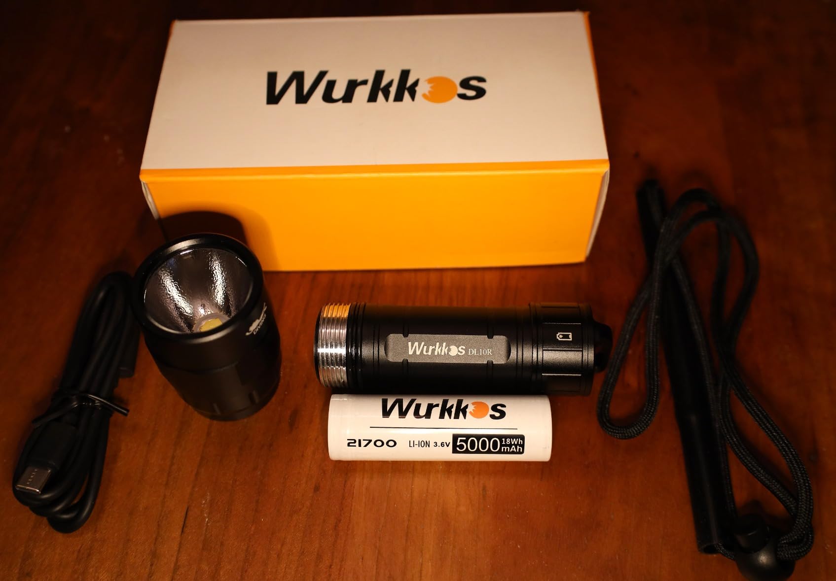 Wurkkos DL10R Dive Light, 4500 Lumens Super Bright Scuba Diving Flashlight, Type C Rechargeable, IPX-8 Waterproof with Magnetic Rotary Switch, 3Modes, 100m Underwater Lights for Night Diving customer photo 1