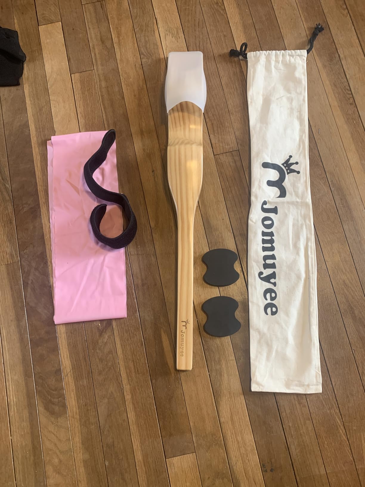Ballet Foot Stretcher Set, Whole Wood Formed Without Splicing, Original Pine Dance Foot Arch Enhancer for Dancer, Gymnastics, Yoga People customer photo 2