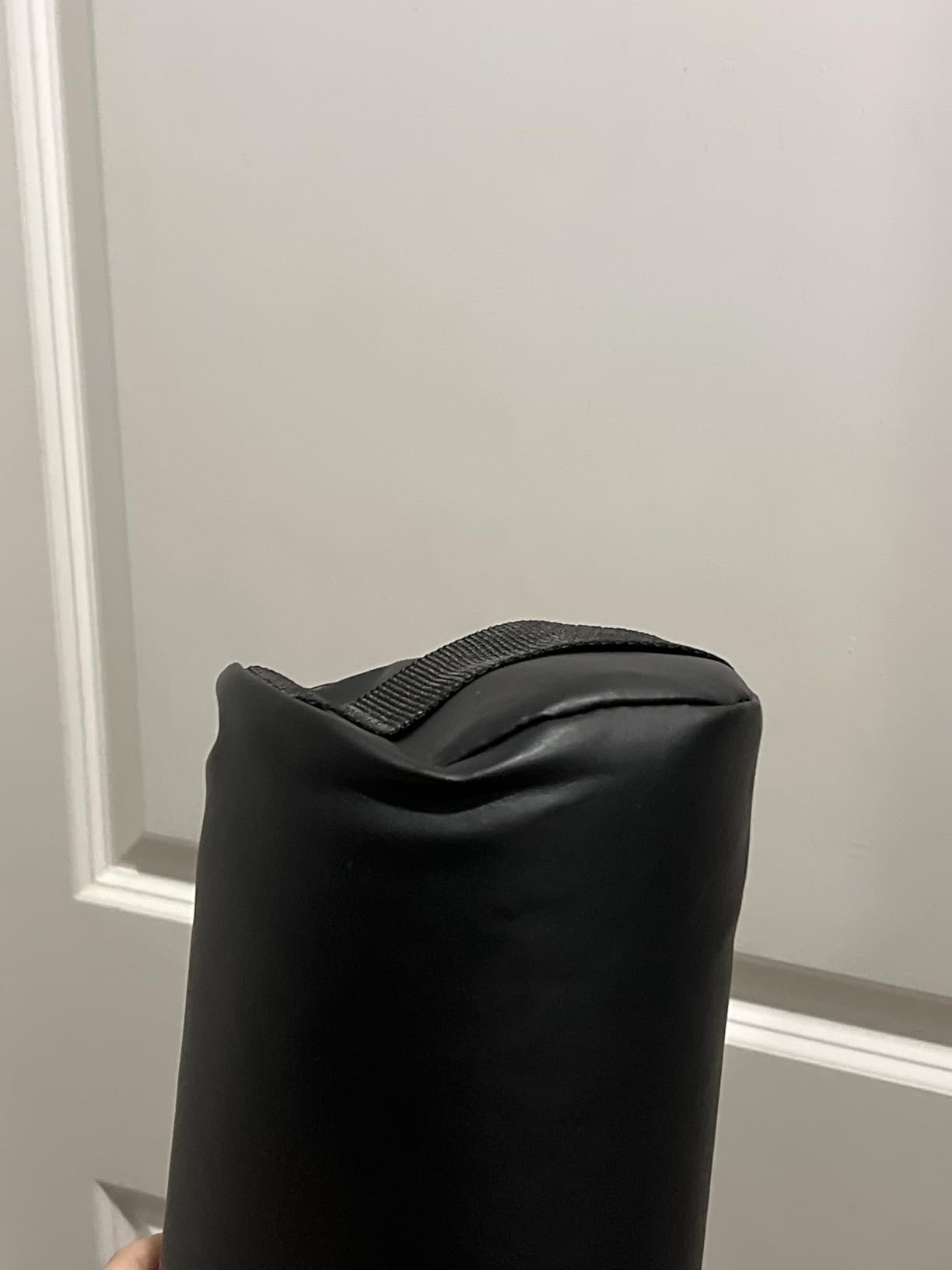 Saloniture 3/4 Round Massage Table Bolster Under-Knee Pillow Pad - 26 x 6 x 4-1/2 Inch, Black customer photo 2