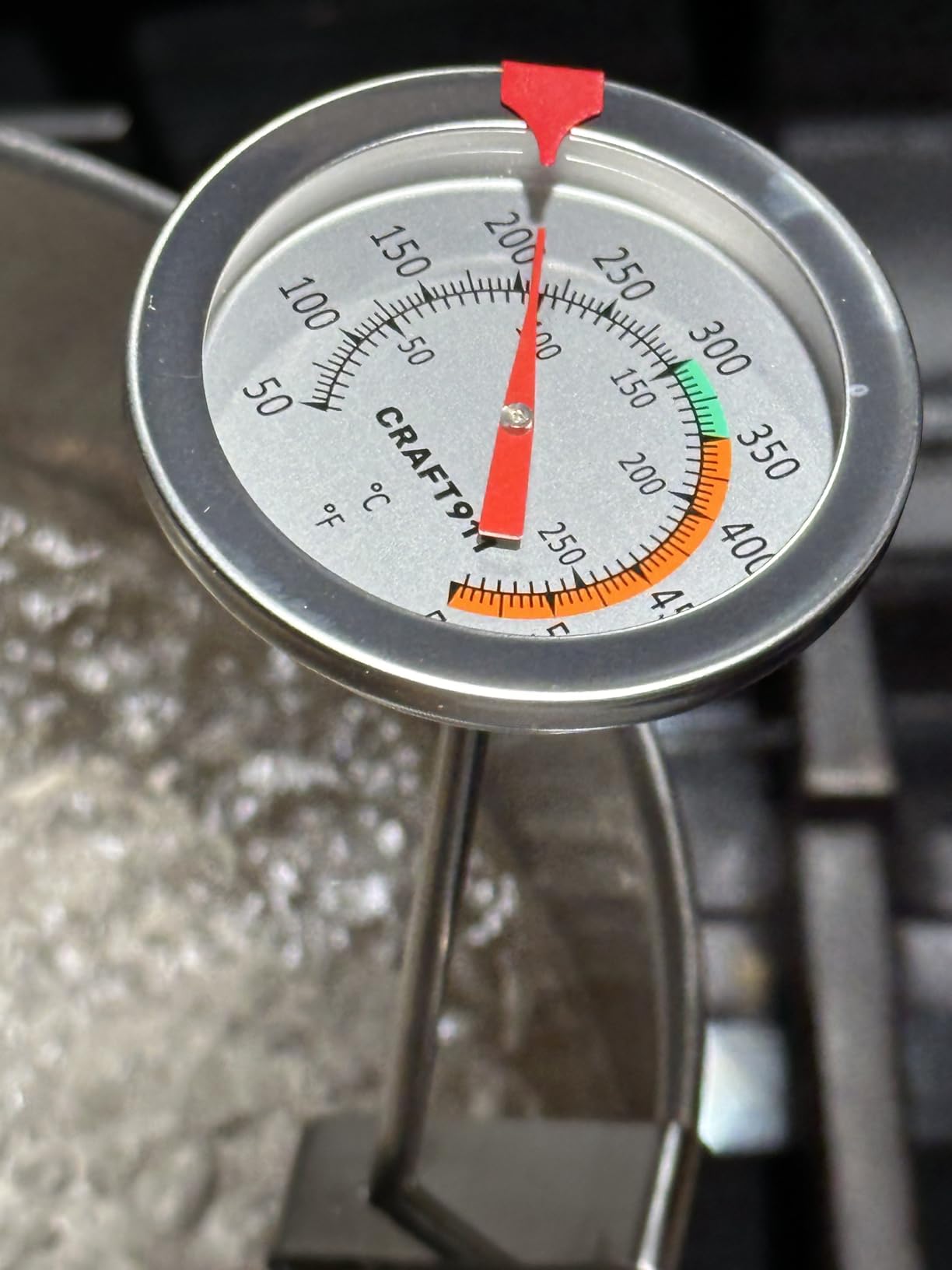 CRAFT911 Candy Thermometer with Pot Clip - Deep Fry Oil Thermometer for Frying and Candle Making customer photo 2