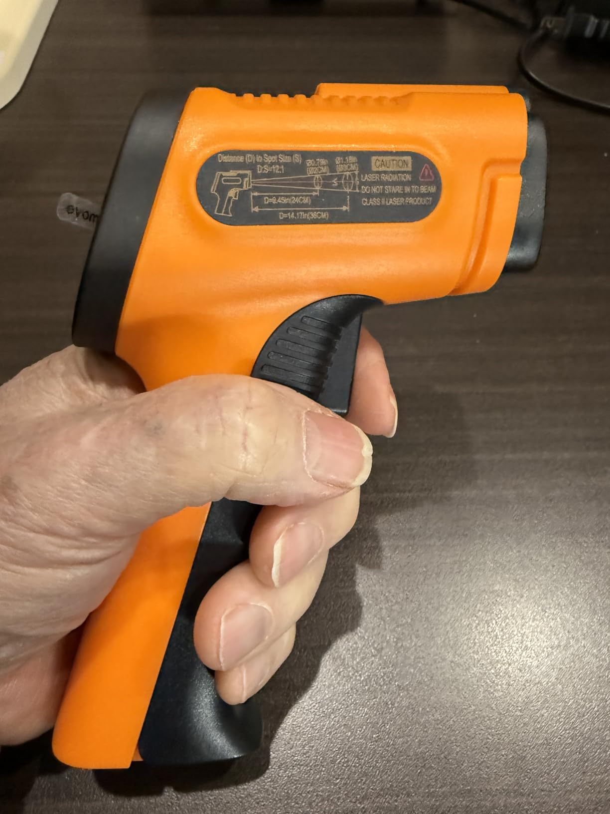 TempPro TP450 2 Laser Temperature Gun for Cooking, 16:1 D:S Ratio Infrared Thermometer Gun for Pizza Oven, Laser Thermometer Gun with Adjustable Emissivity Temp Gun -58 to 1022℉ customer photo 1