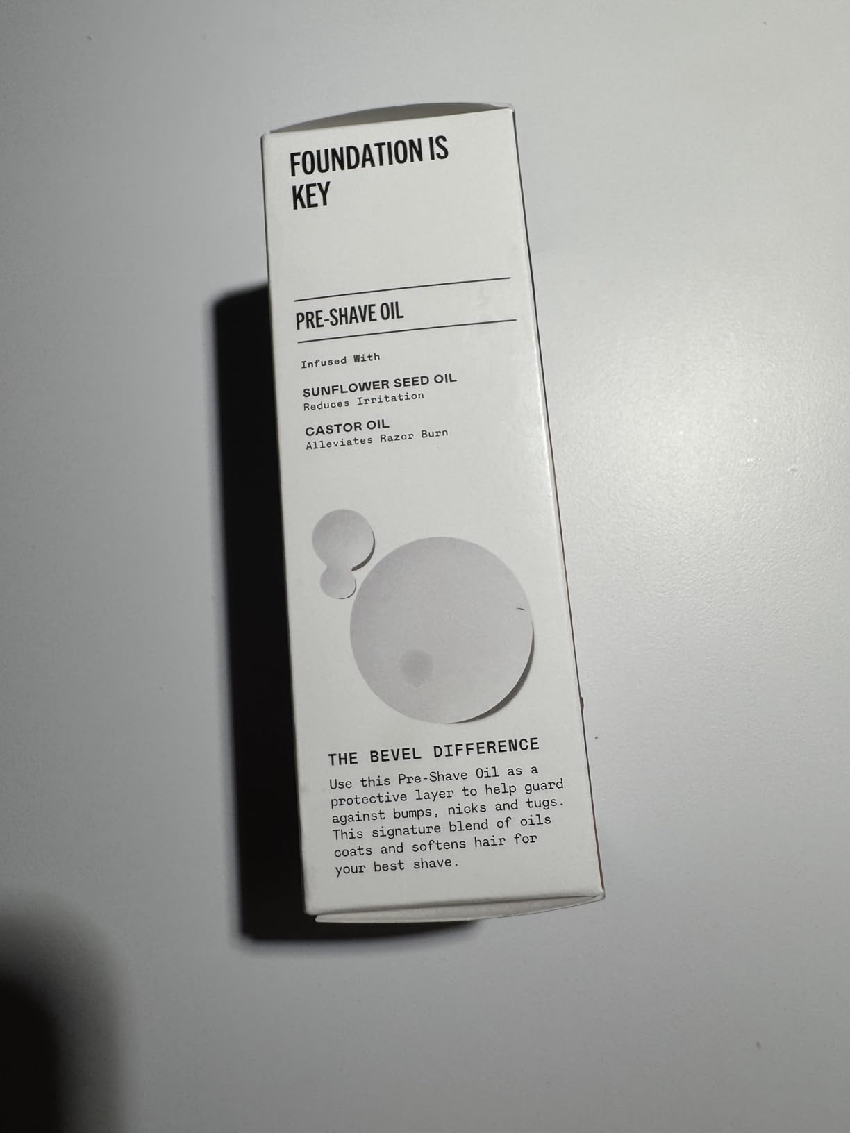 Bevel Pre Shave Oil for Men with Castor Oil, Olive Oil and Tea Tree Oil, Helps Soften Hair and Protect Skin from Irritation and Razor Burn, 2 Fl Oz customer photo 2