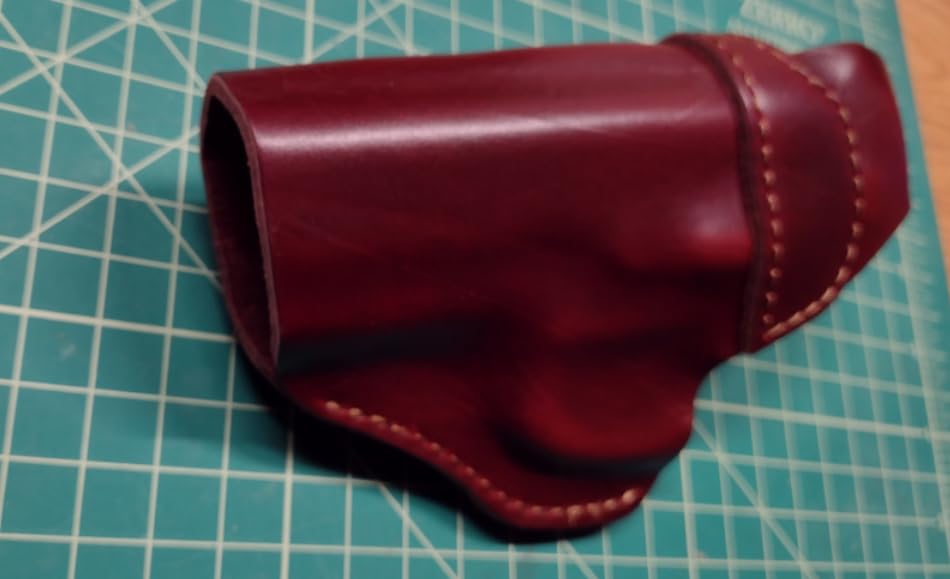 IWB Leather Holster, Genuine Leather Gun Holster for Glock 19/42/43X, Sig P365/P320, Ruger LC9S/Security 9/Max 9, Taurus G2C/G3C/GX4, Springfield Hellcat/XD, M&P 9mm Shield and Similar Sized Handguns customer photo 1