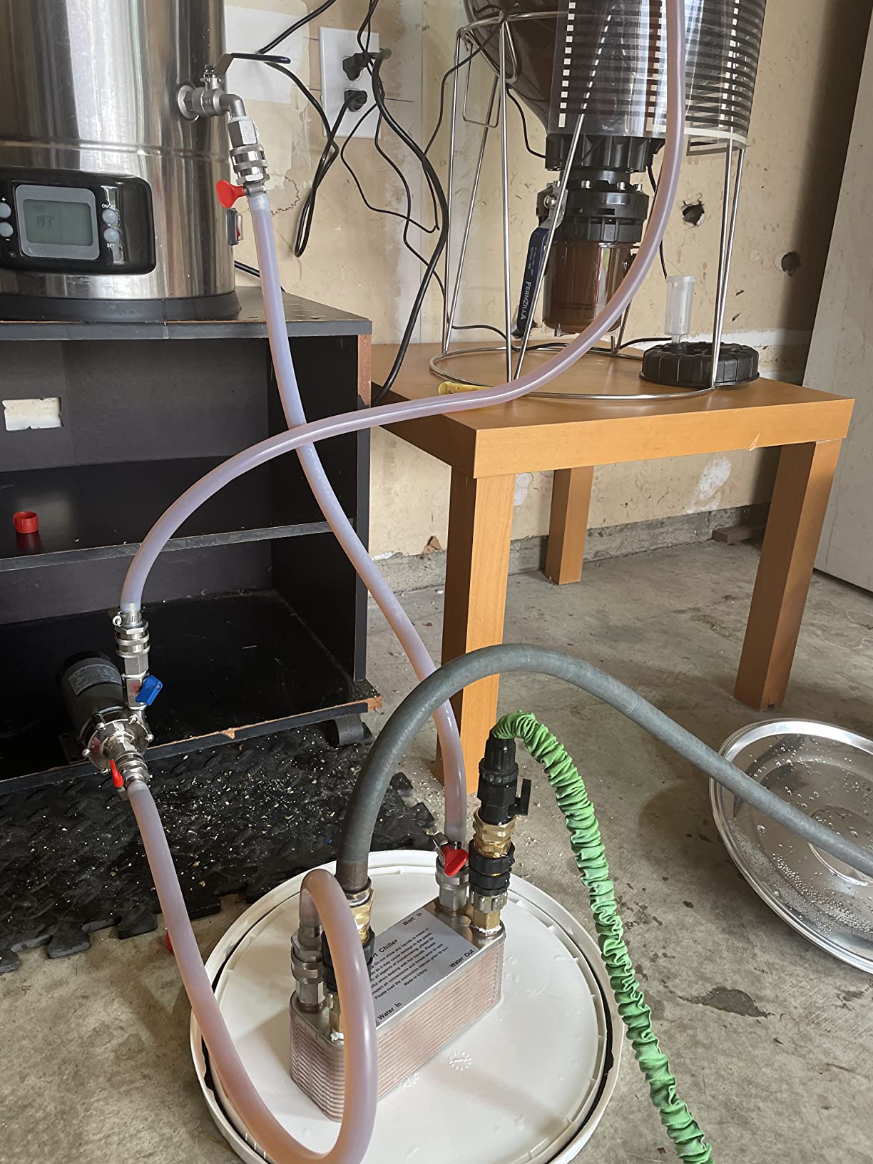 FERRODAY Wort Chiller, 30 Plate 1/2 NPT Plate Wort Chiller, Stainless Steel Brazed Plate Heat Exchanger customer photo 1