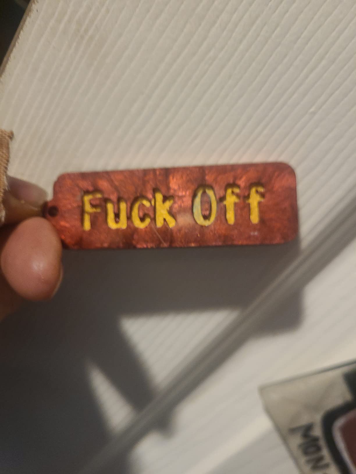 Swear Words Keychain Resin Mold,2 Pcs Silicone Molds Set for Making Bad Words Venting Slogan Key Ring Decoration Gifts, DJ1120 customer photo 2