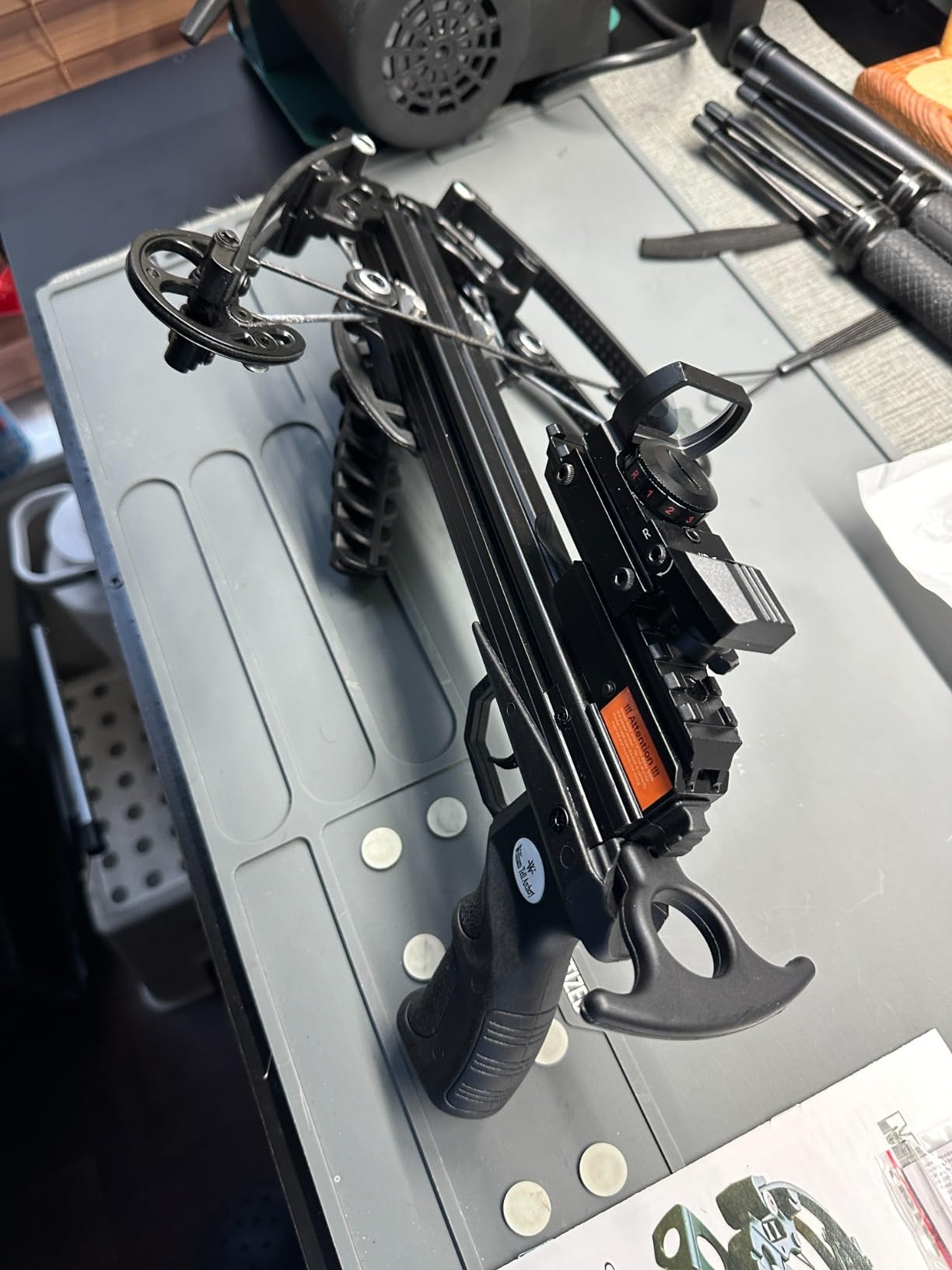 WT 125lb Mini Striker Pistol Crossbow with Red/Green dot Sight-Up to 300 fps, Ideal for Fishing, Hunting and Target Practice customer photo 1