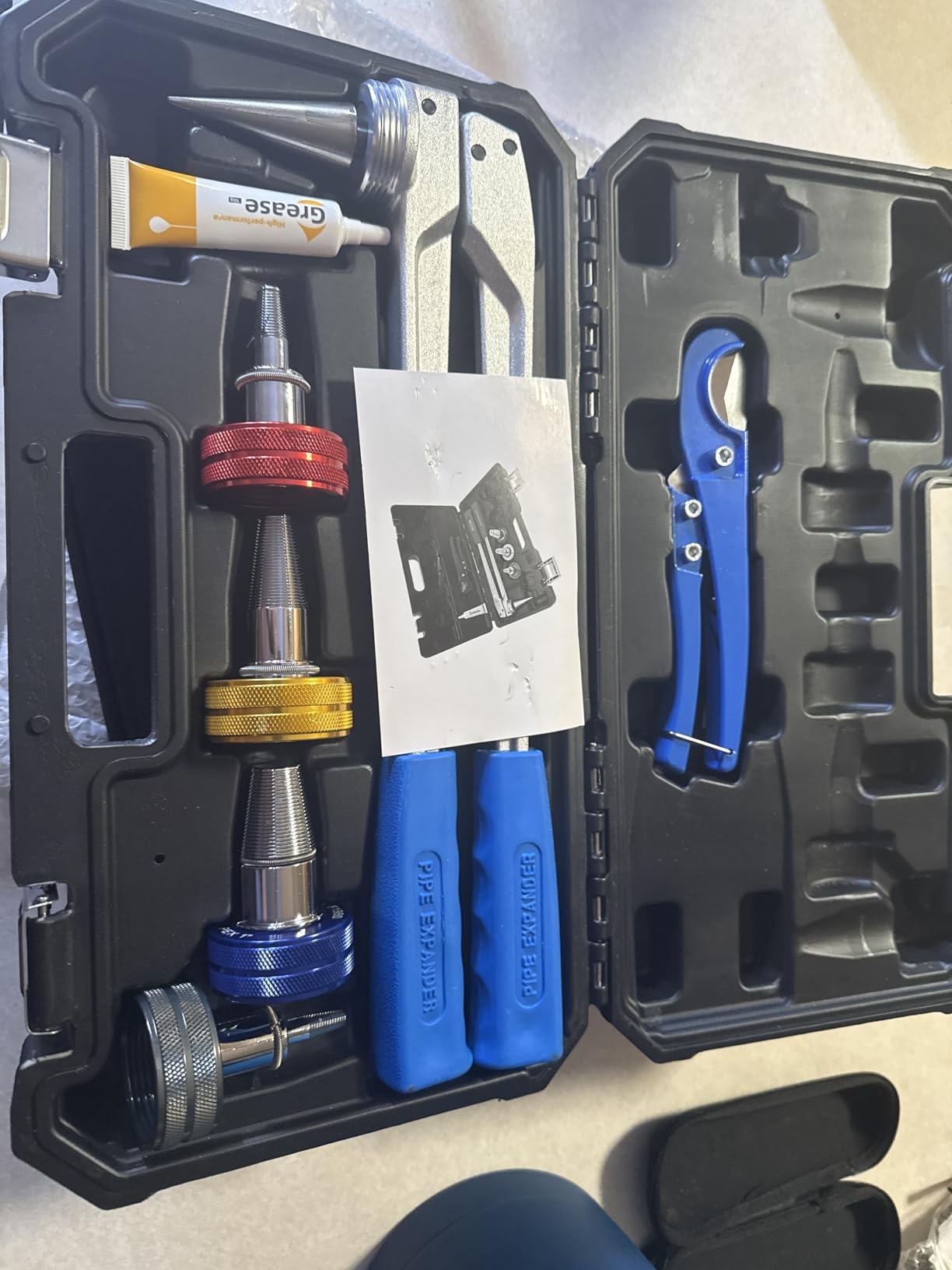Manual PEX Pipe Expander Tool Kit with 3/8