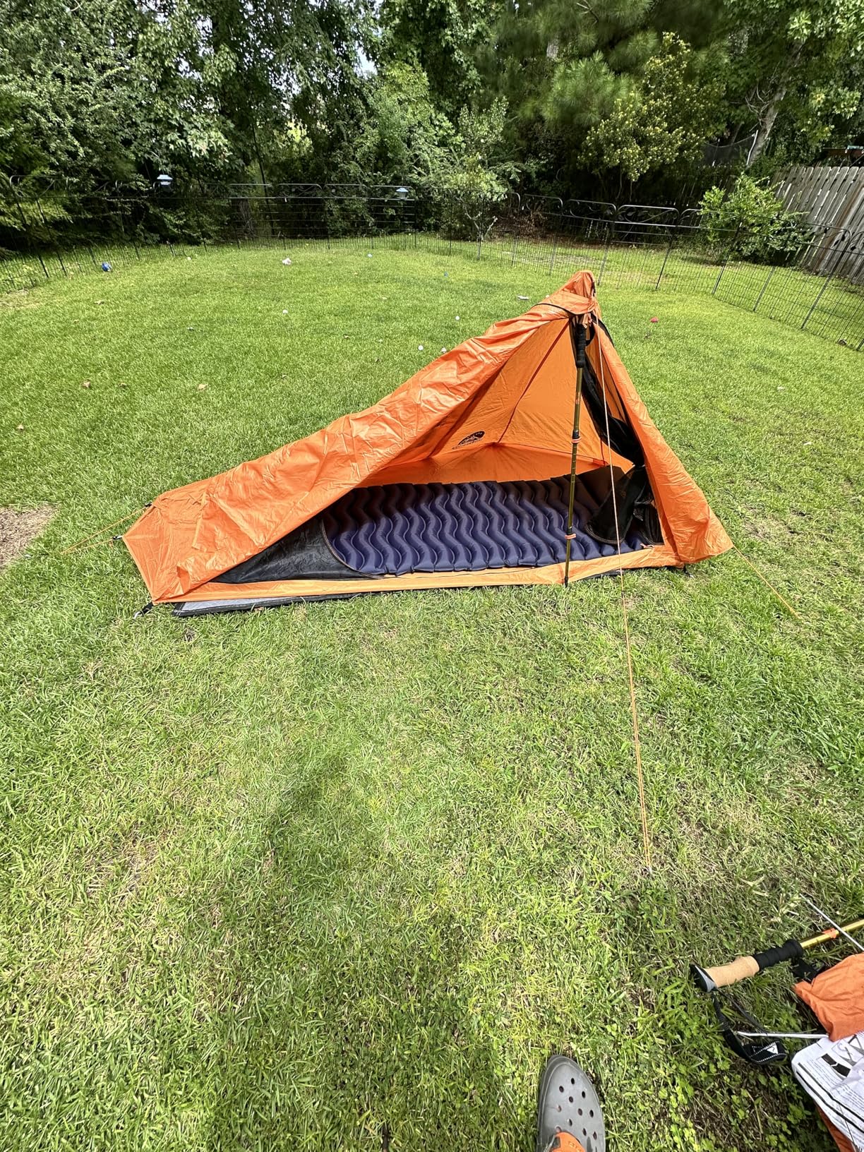 1 Person Trekking Pole Tent for Backpacking - Ultralight Backpacking Tent, Waterproof Hiking Tent for Camping, Lightweight Camping Tent for Scouts, Trekker(NO Trekking Poles) customer photo 2