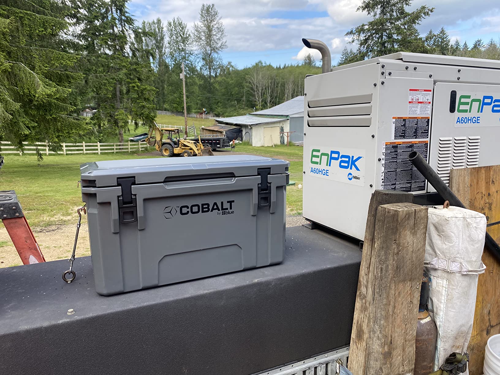 Cobalt 55 Quart Roto Molded Super Ice Cooler | Large Ice Chest - Long Term Ice Retention | customer photo 1