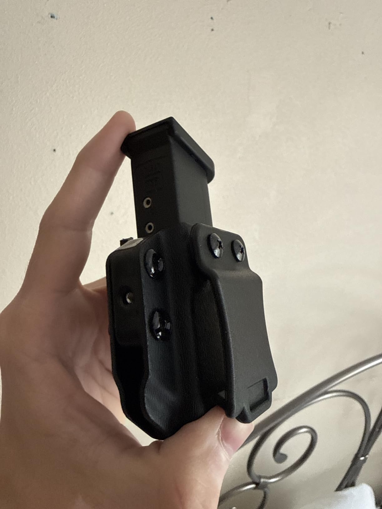 Aecktech 2 Pack Universal Mag Carrier IWB/OWB Magazine Holster Fits: 9mm/.40 Double/Single Stack|.45ACP Double/Single Stack,for Right & Left Hand Ambidextrous Concealed Carry customer photo 1
