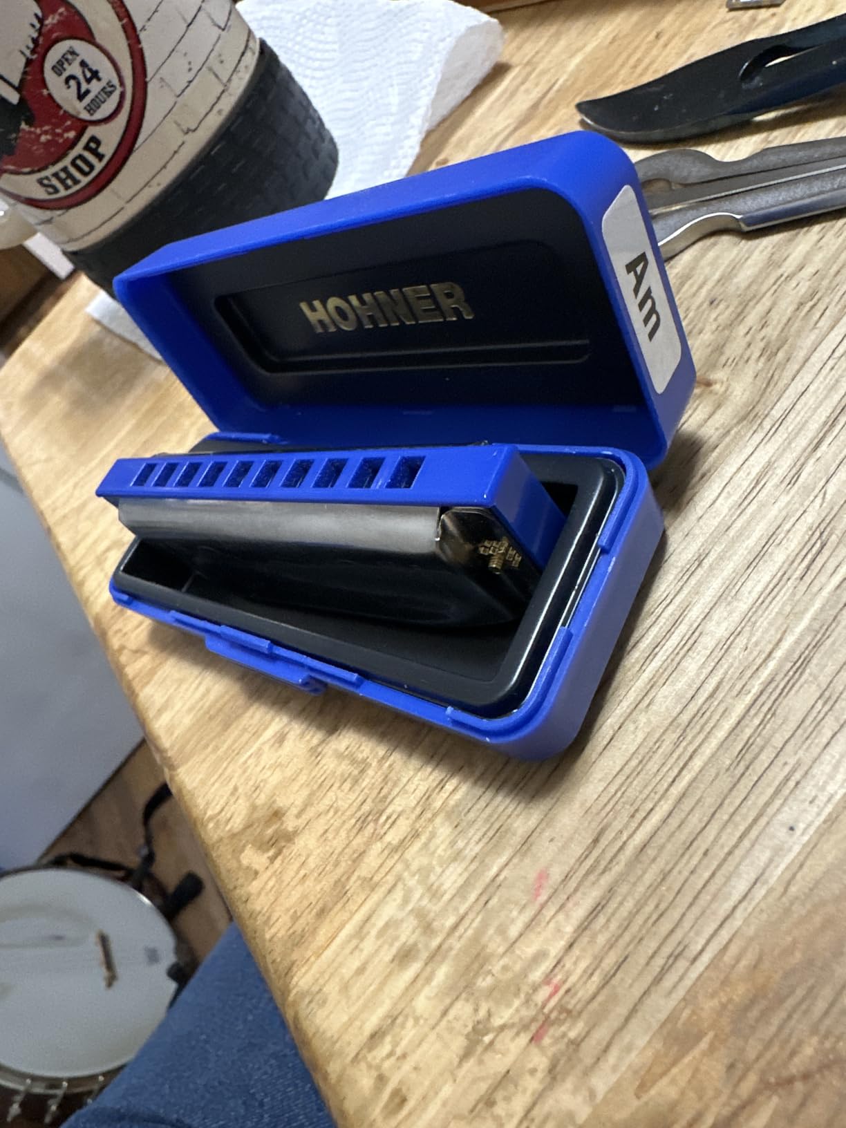 Hohner Accordions Hohner Harmonica Pentaharp Harmonica, Key of A Minor, Stainless steel (M21BX-AM) customer photo 2