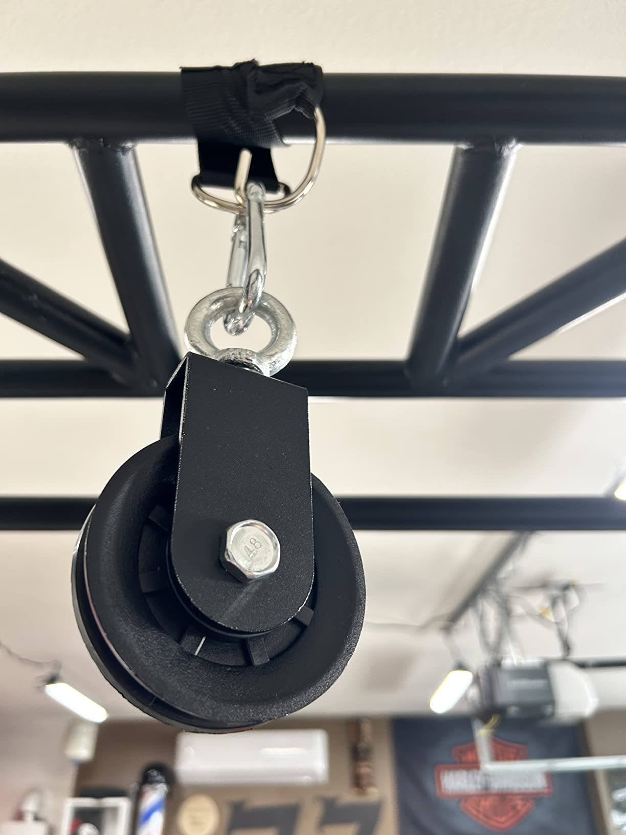 FitBeast Pulley System Gym, Cable Weight Pulley System for Gym LAT Pulldown, Biceps Curl Workout, Ideal Home Gym Equipment for Forearm, Shoulder, Strength Training customer photo 2