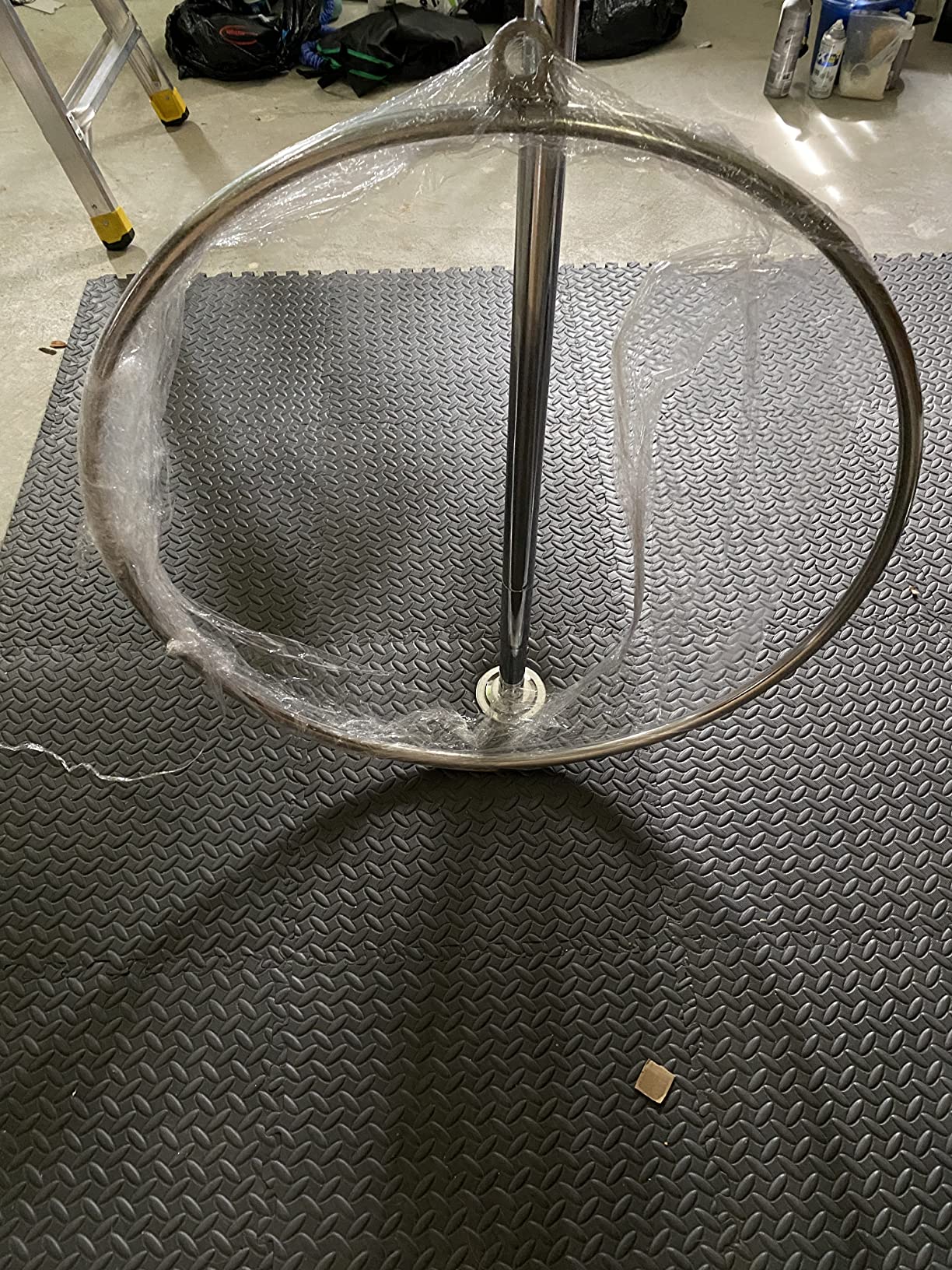Uplift Active Aerial Hoop/Lyra - Single Point, Stainless Steel, Lightweight, Strength Tested customer photo 1