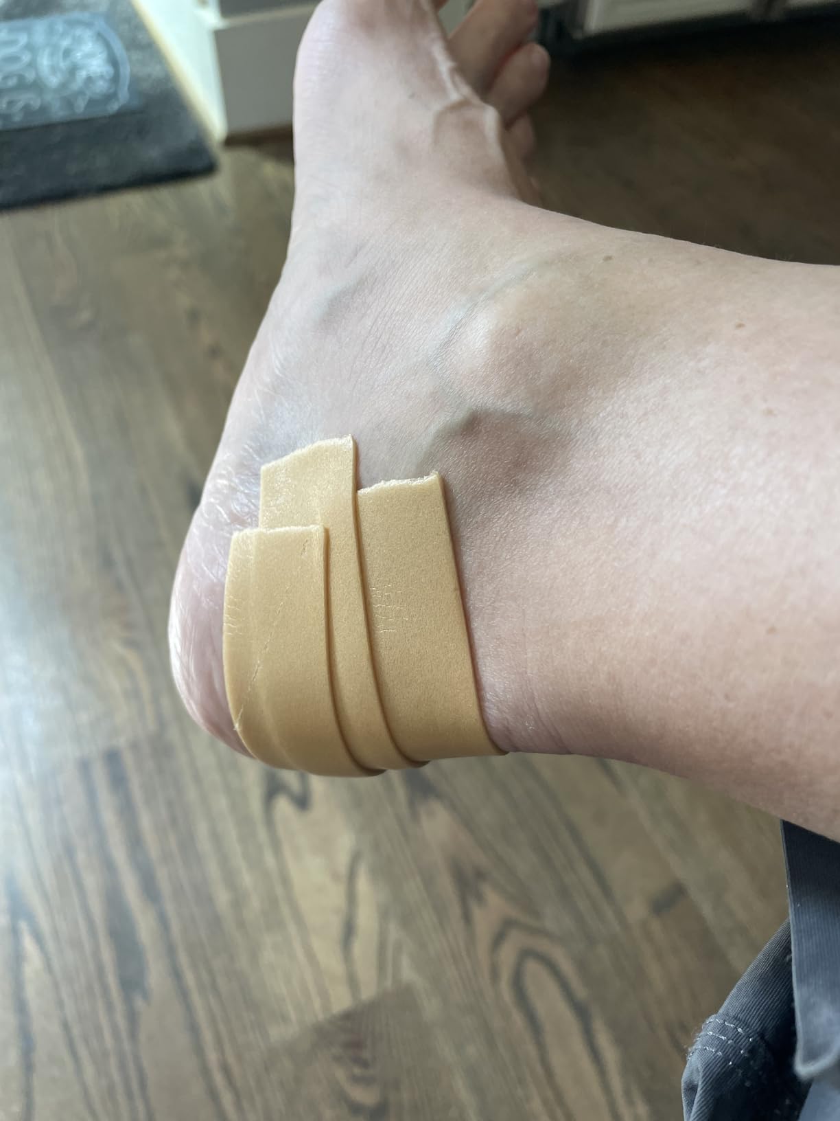 Tondiamo 6 Rolls Blister Prevention Tape Adhesive Pad Toe Tape Anti-wear Heel Pad Foam Waterproof Bandage Patch for Point Shoe Hand Foot Heel Toe Skin Chafing Protector customer photo 1