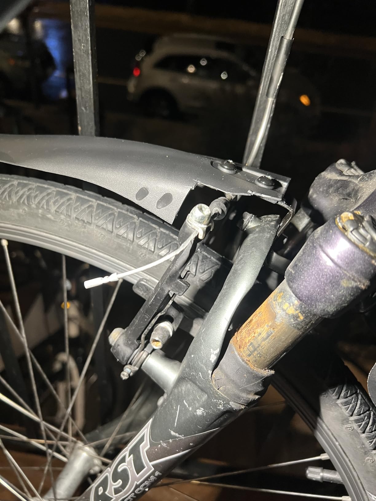 Bike Fender Set with 26ft DIY Reflective Tape, Adjustable Bicycle Fenders for 22