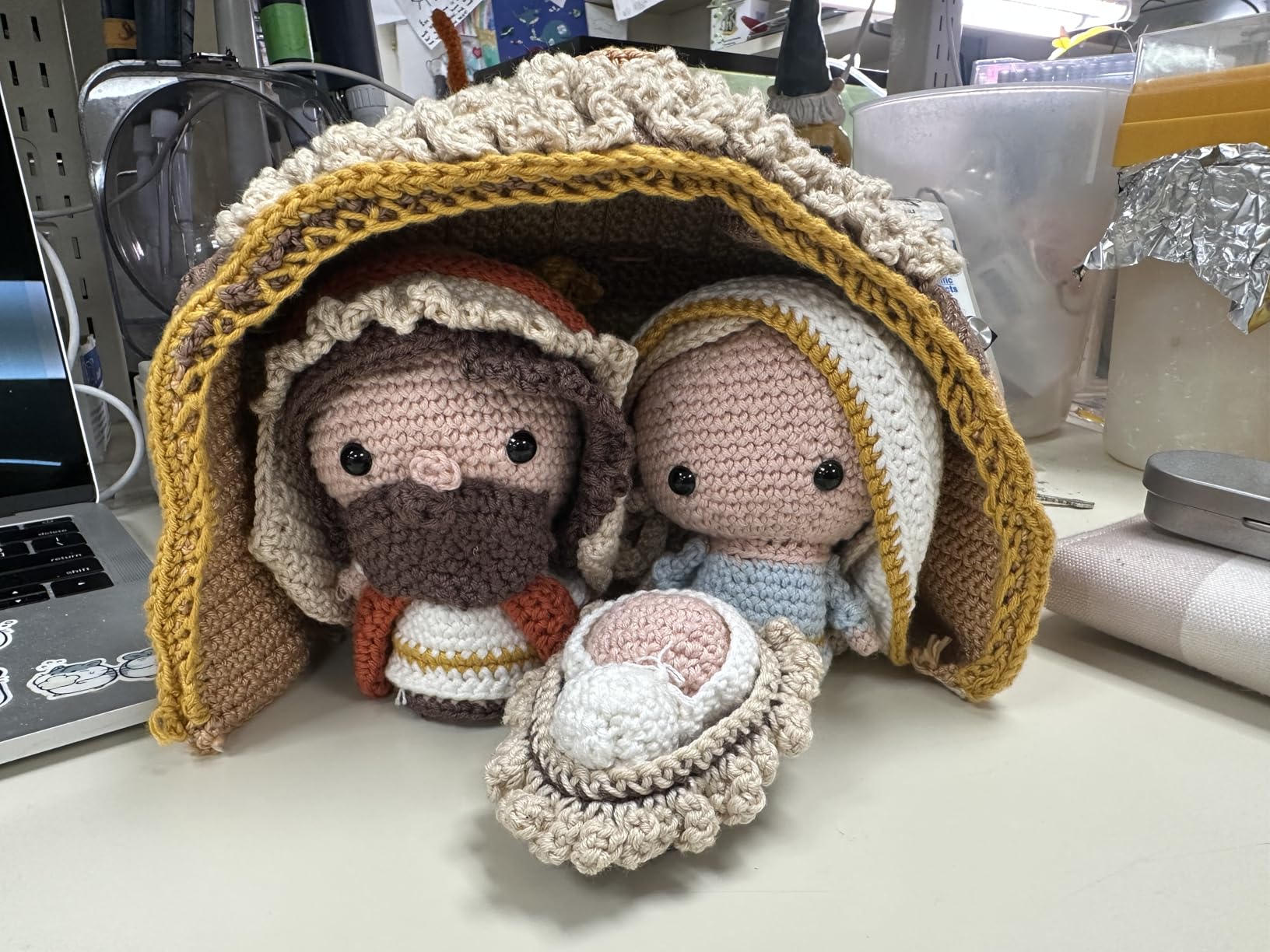 [ Set of 2 Skeins ] SMC Catania Originals 100% Mercerized Cotton Yarn, Total 3.52 Oz. Each 1.76 Oz (50g) / 136 Yrds (125 m) Amigurumi Yarn Fine-Sport 2 (106 White) customer photo 2