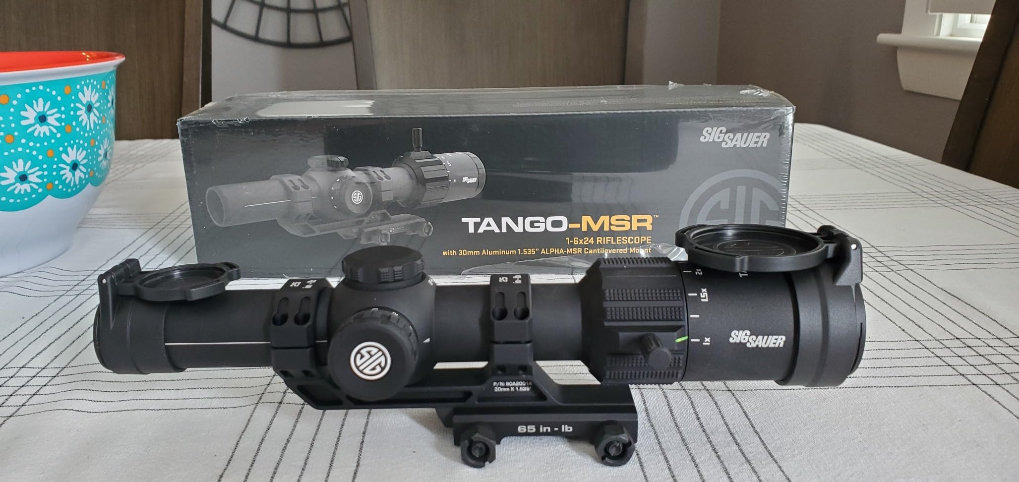 SIG SAUER Tango-MSR LPVO 1-6x24mm SFP Riflescope with Alpha-MSR Mount and Flip-Back Lens Covers customer photo 1