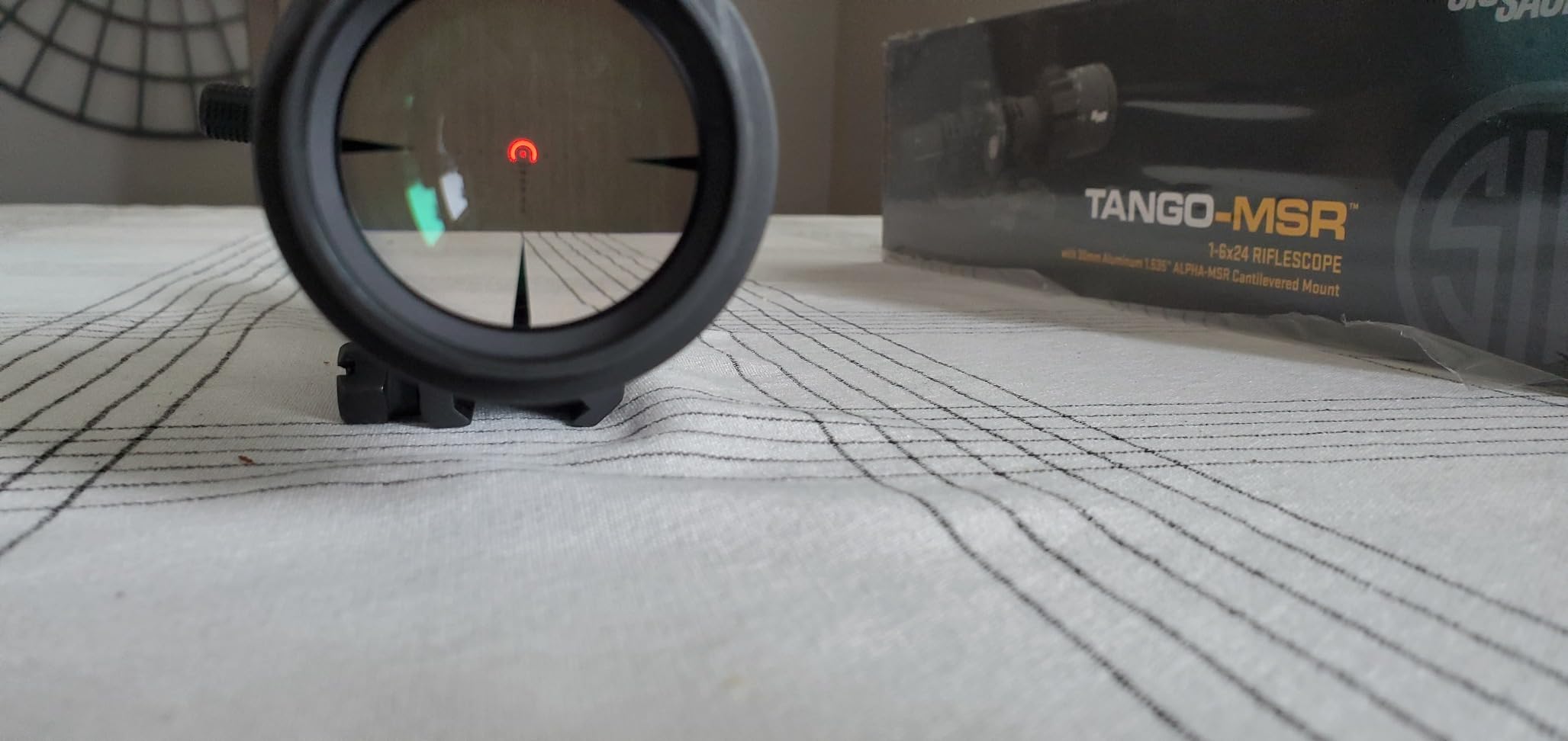 SIG SAUER Tango-MSR LPVO 1-6x24mm SFP Riflescope with Alpha-MSR Mount and Flip-Back Lens Covers customer photo 2