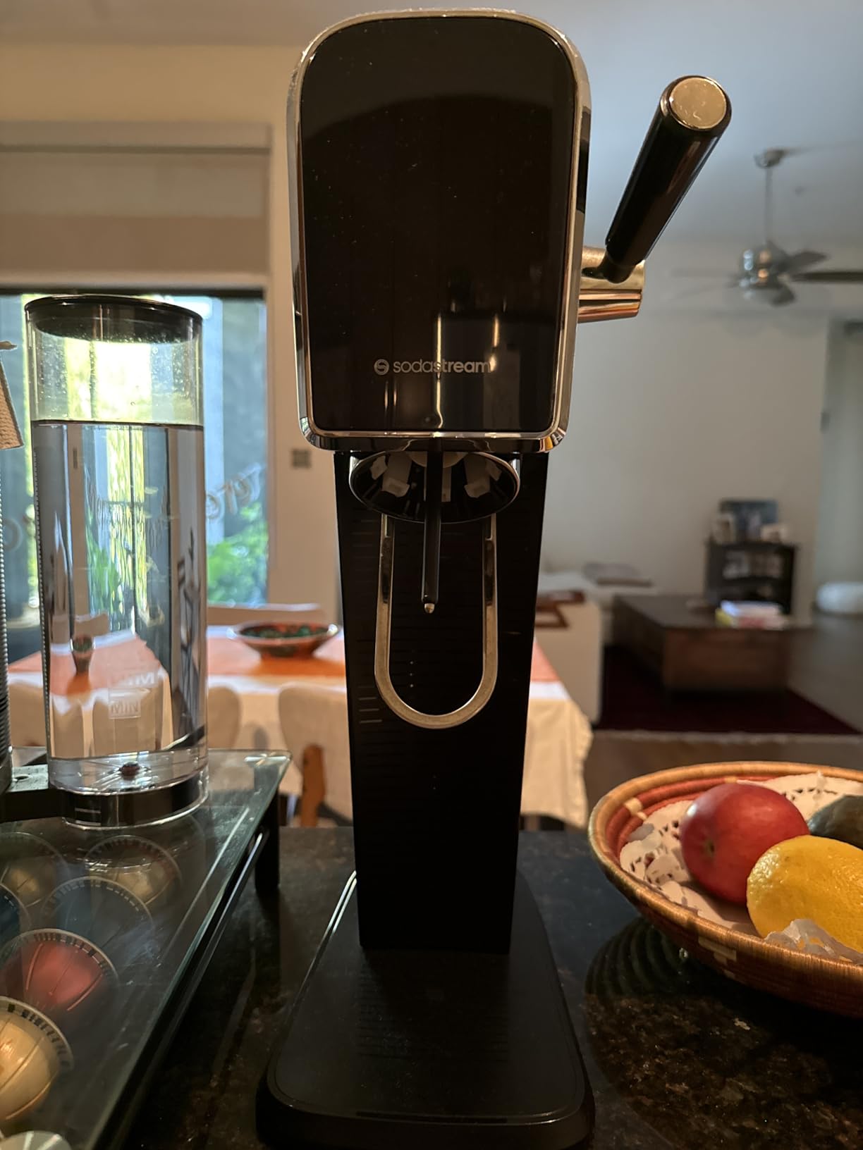 SodaStream ART Sparkling Water Maker | VALUE BUNDLE | CQC CO2 system | Includes 2x CO2 Cylinders, 2x 32 Fl Oz Dishwasher Safe Bottles, 2x Bubly Flavor Drops | Combine with Pepsi Flavors | Black customer photo 2