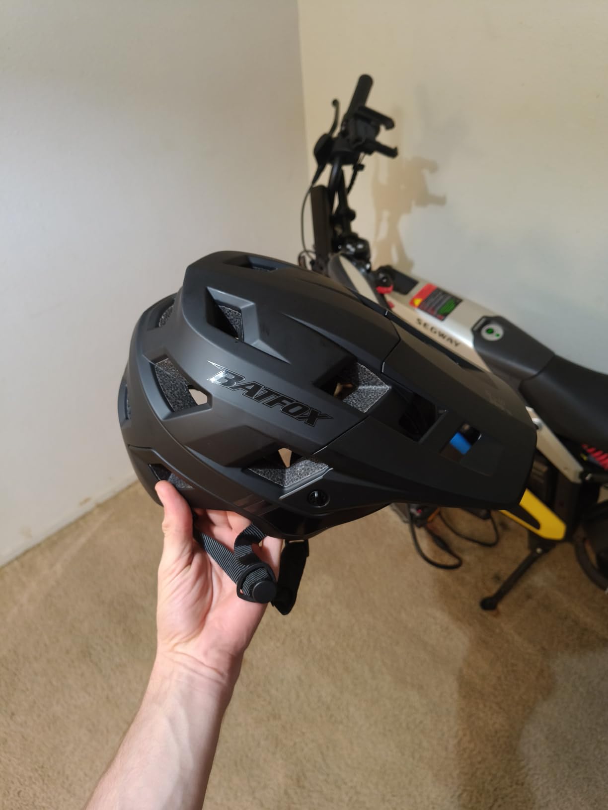 Bike Helmet,Mountain Bike Helmet Helmets for Men Women Adults Youth customer photo 1