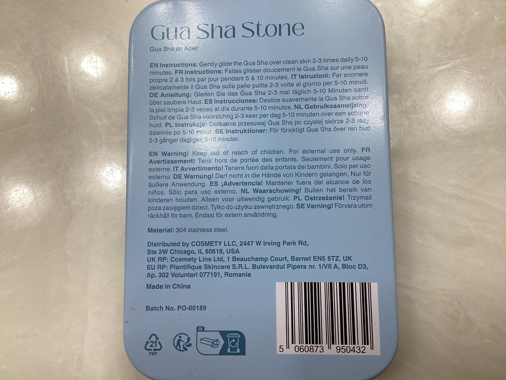PLANTIFIQUE Rose Quartz Gua Sha Tool - Anti-Aging Face Massager & Jawline Shaper for Skincare Routine - Facial Massage & Skin Care Gift customer photo 1