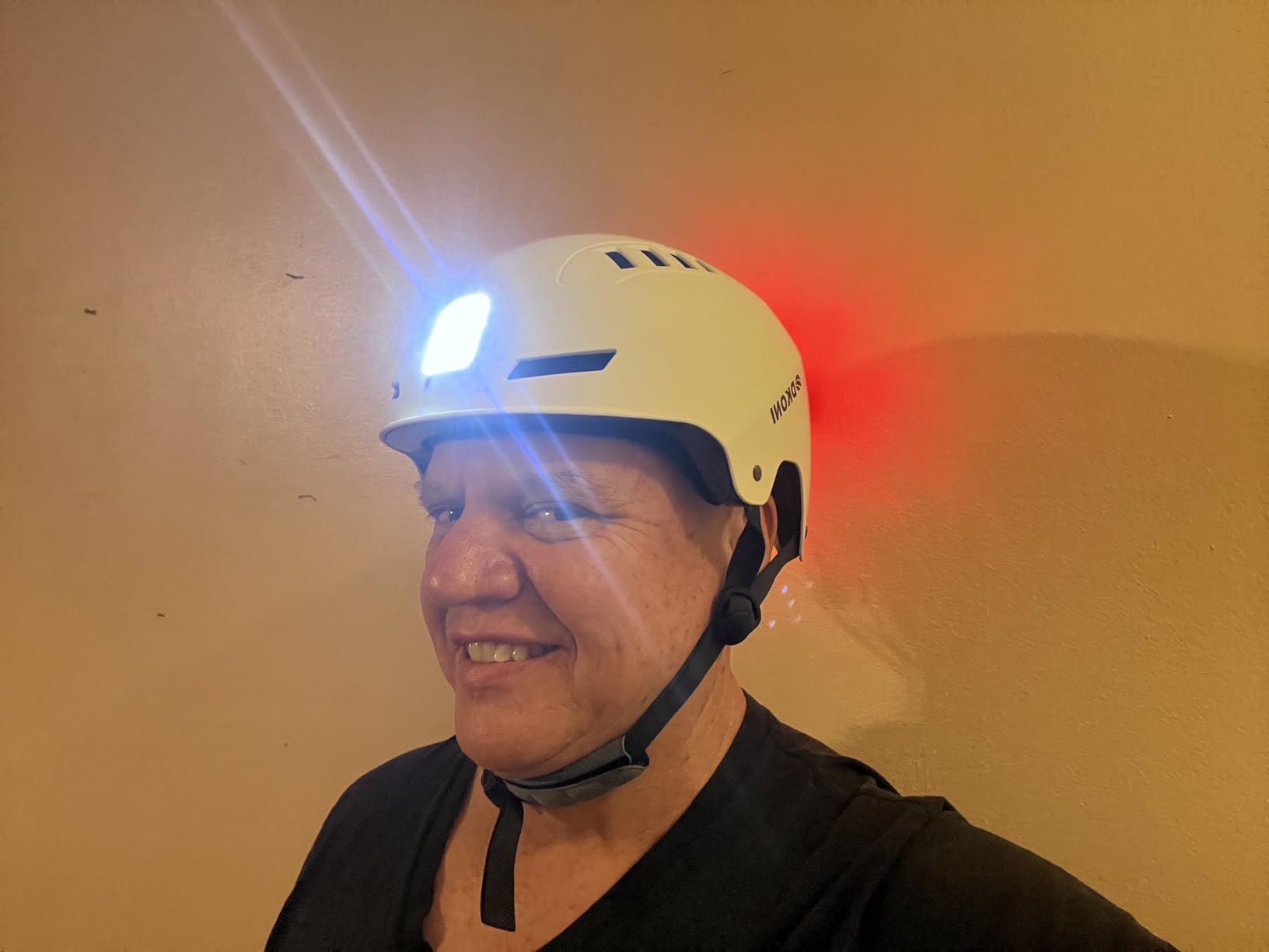DKONI Bike Helmet with LED Lights Bicycle Helmets Commuter Cycling Helmet USB Rechargeable Front & Back LED Light Helmet for Adult Men Women customer photo 1