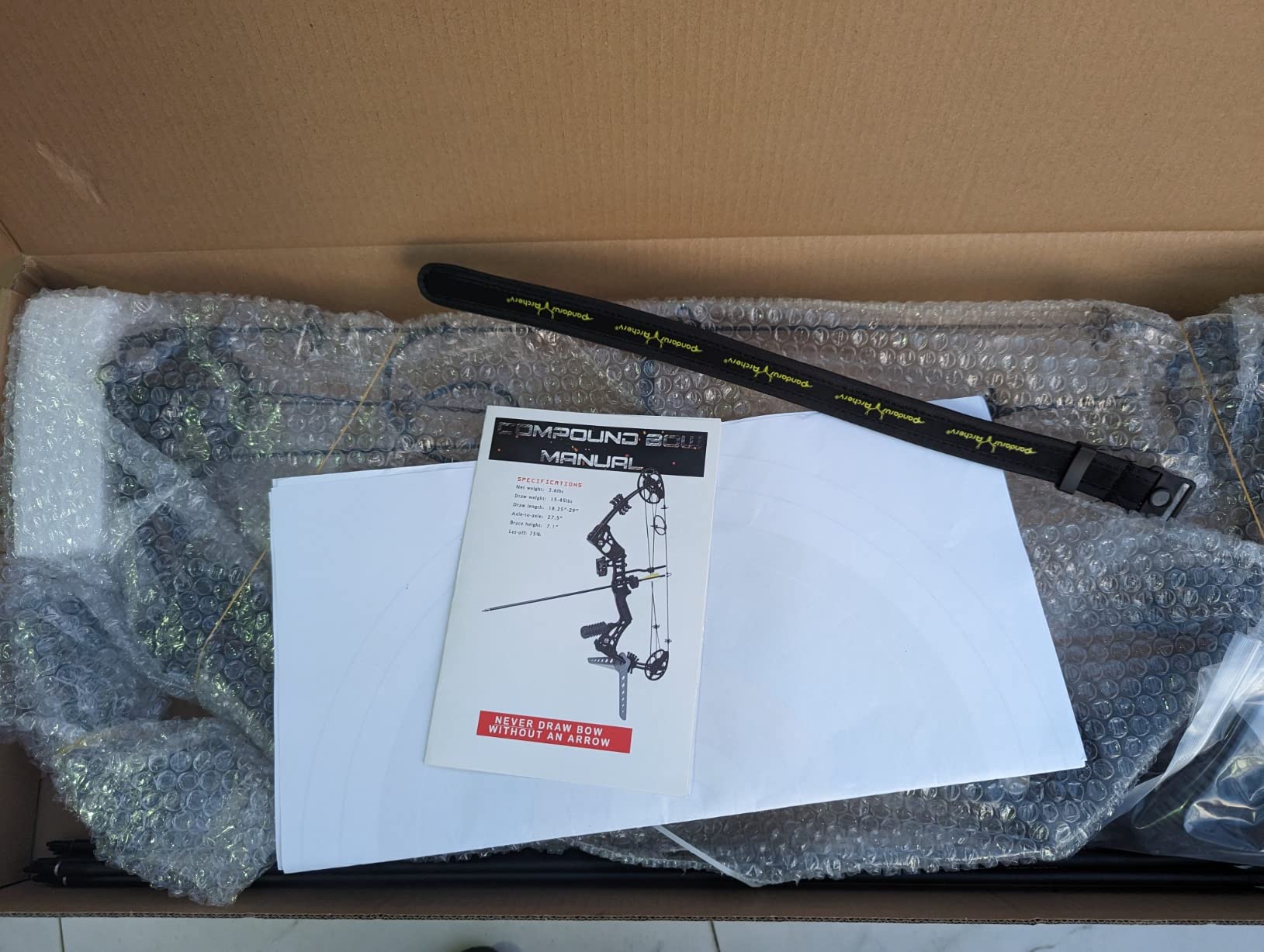 Compound Bow Set 15-45lbs for Beginner and Teens - Adjustable 18