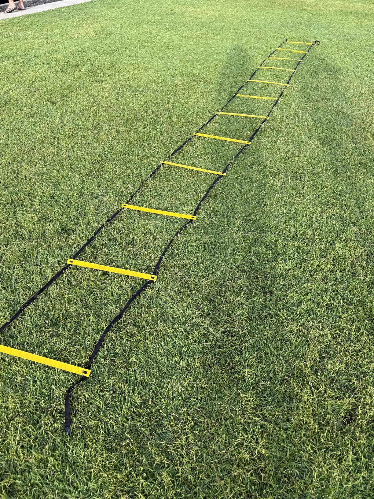 GHB Pro Agility Ladder Agility Training Ladder Speed 12 Rung 20ft with Carrying Bag (2 Pack) customer photo 2