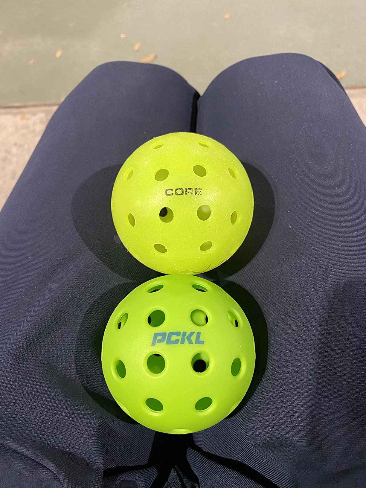 PCKL Optic Speed Pickleball Balls | Choose Indoor or Outdoor Pickleballs | USAPA Tournament Approved | 4 Pack Crack-Resistant customer photo 2