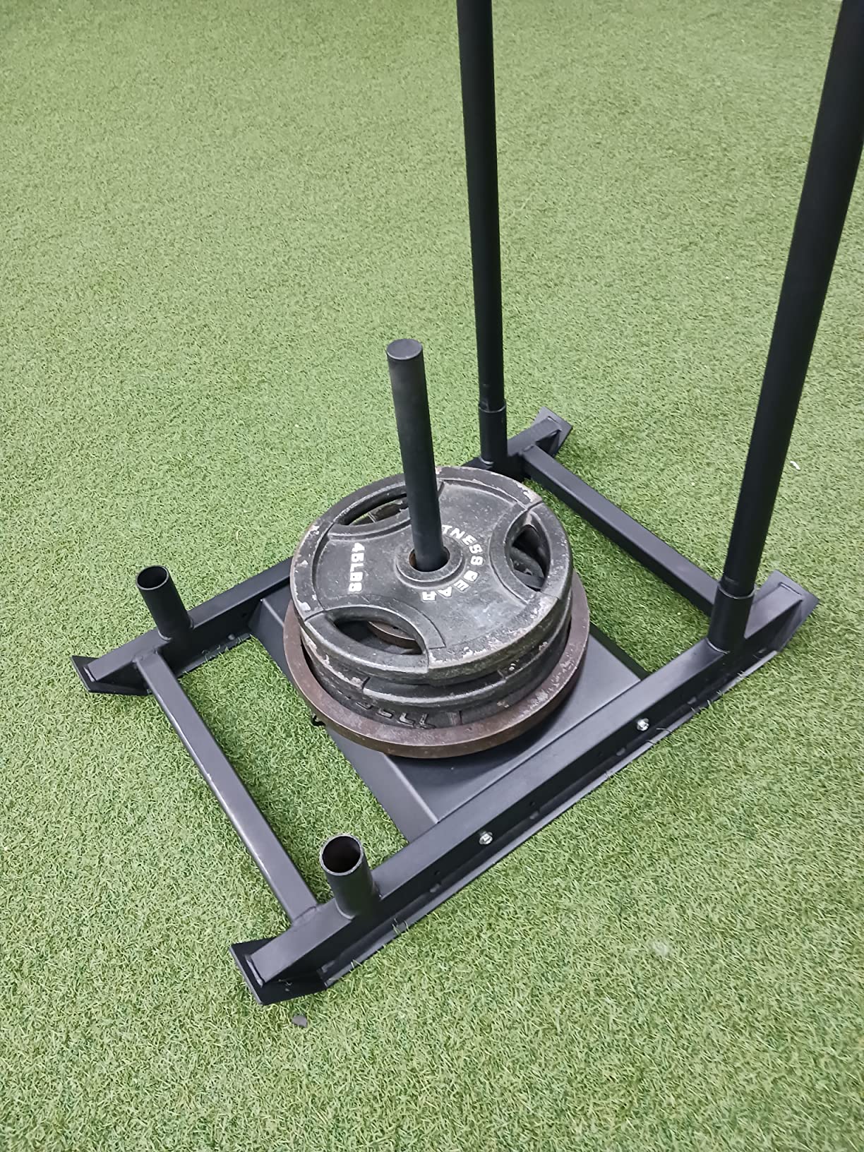 VEVOR Weight Training Pull Sled, Fitness Strength Speed Training Sled, Steel Power Sled Workout Equipment for Athletic Exercise and Speed Improvement customer photo 1