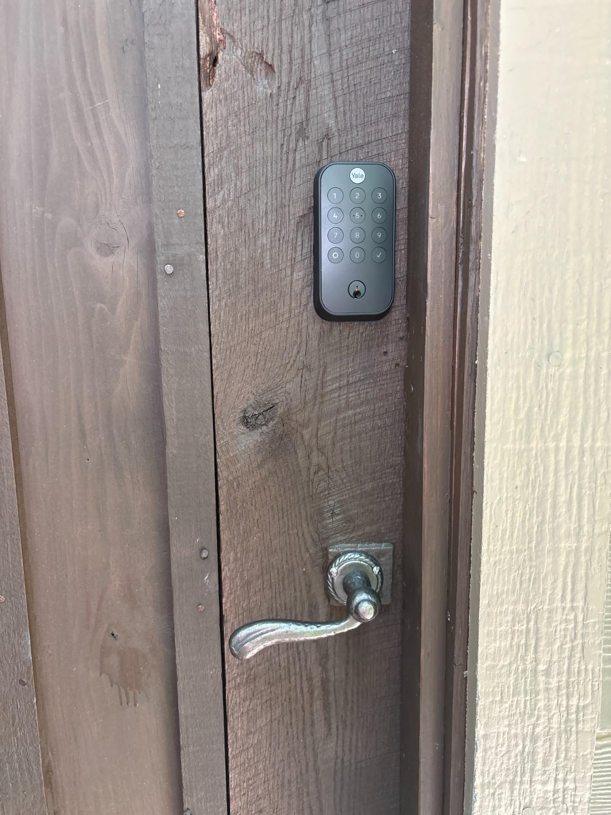 Yale Assure Lock 2 Keyless Entry Smart Deadbolt with Wi-Fi - Black Suede Electronic Door Lock with Keypad, Code Entry, Remote Access & Backup Key - Secure Smart Home Deadbolt, YRD410-WF1-BSP customer photo 1