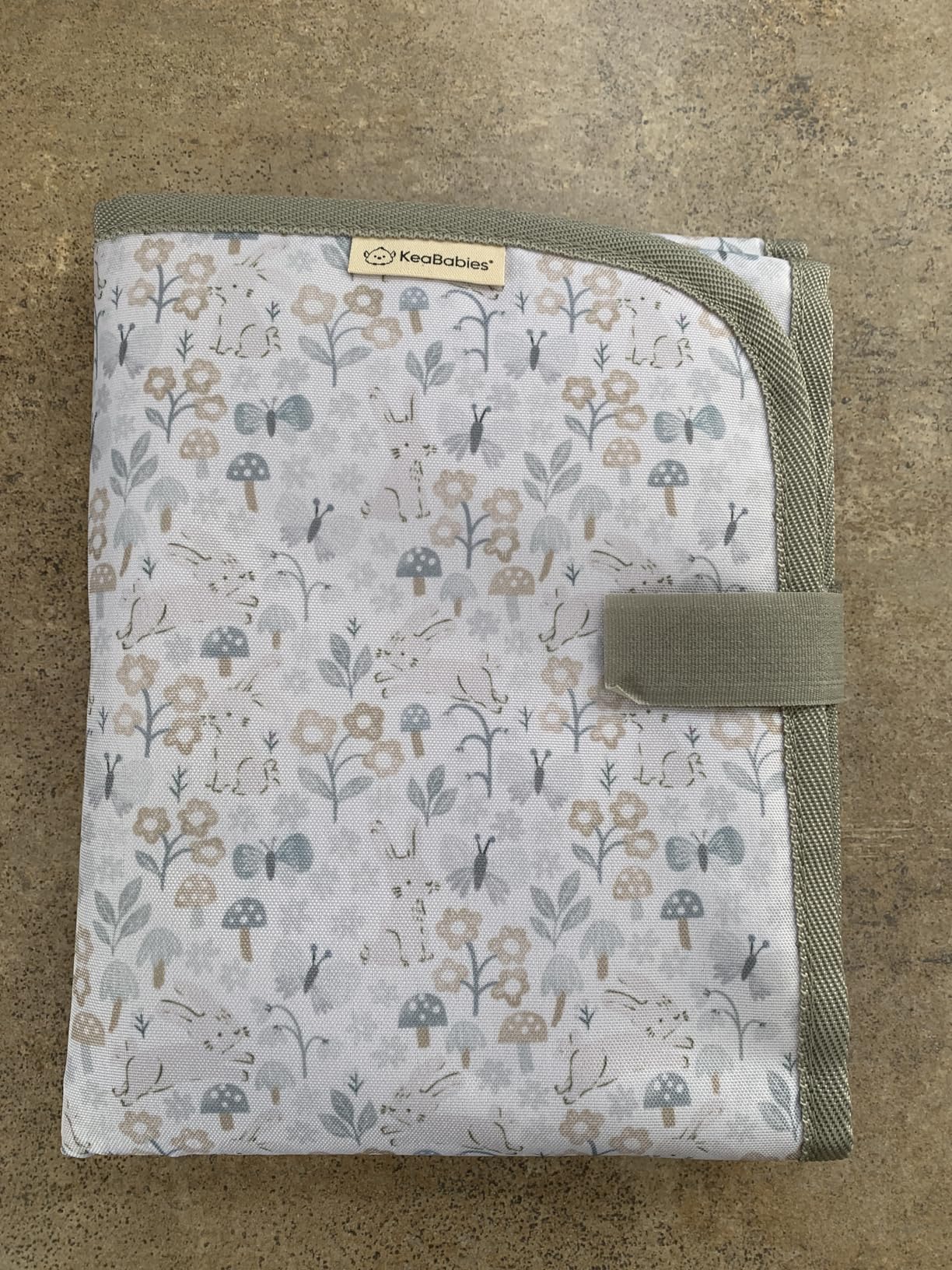 KeaBabies Portable Diaper Changing Pad, Easy Wipe Clean - Foldable Waterproof Baby Changing Mat for Diaper Bag, Compact, Lightweight, 25x13 Newborn, Infant, Baby Changer Travel Essential (Rainbow) customer photo 1