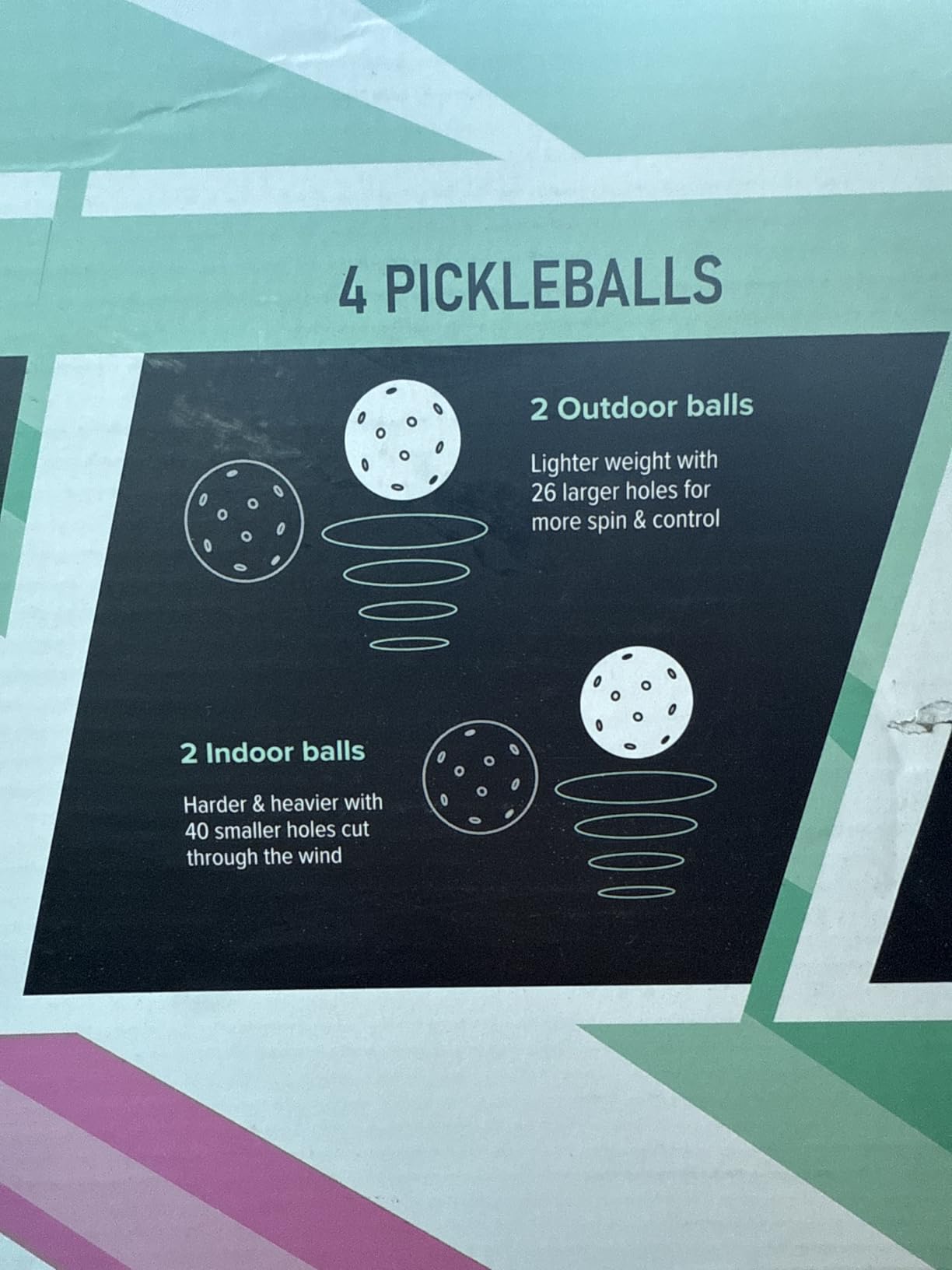 JOOLA Pickleball Paddles Set of 2 - Multiple Colors - Reinforced Fiberglass Surface - Lightweight, Durable, Beginner-Friendly customer photo 1