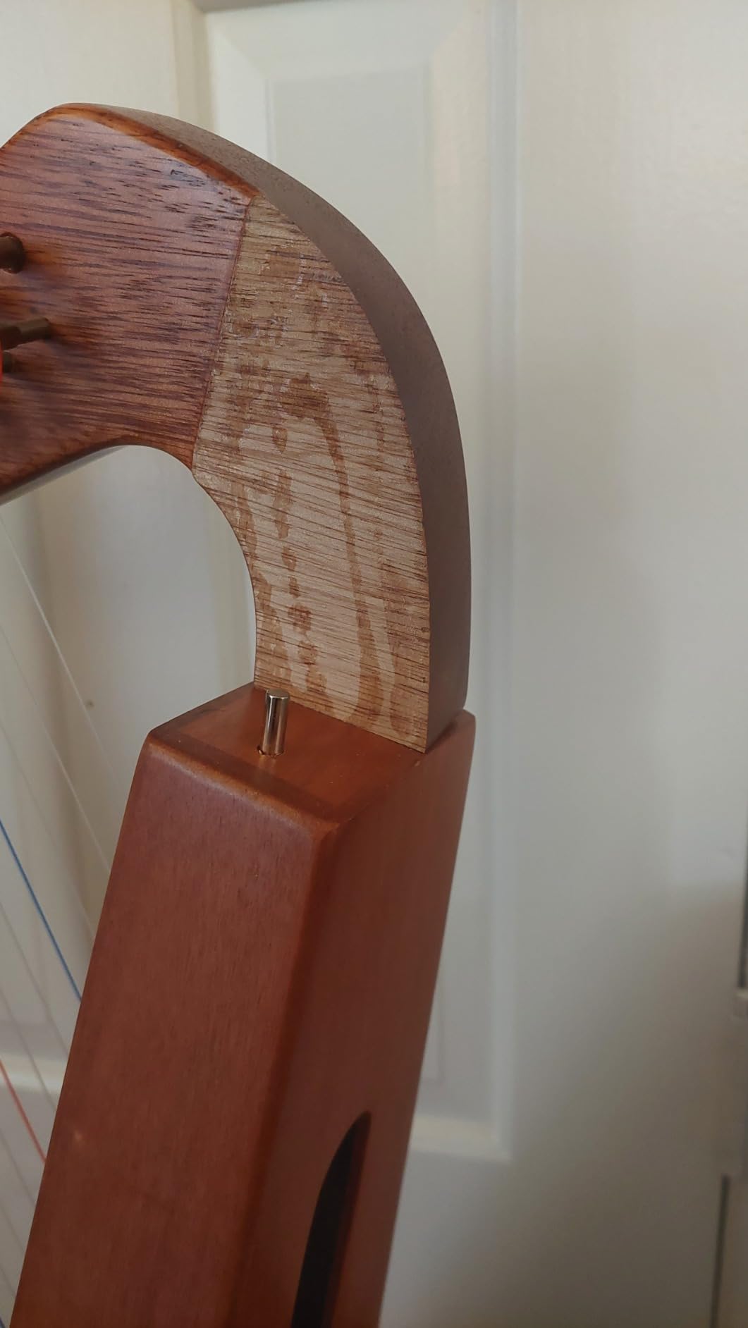 LOTKEY 19 Strings Harp, Solid Mahogany Harps 29