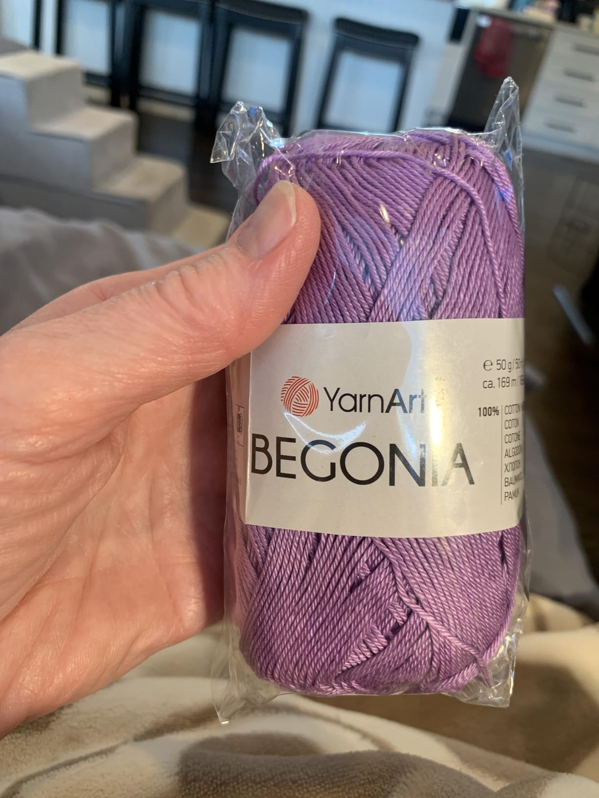 Yarnart Begonia, 100% Mercerized Cotton, 1.76 Oz (50g) / 185 Yrds (169m) Fine Sport: 2, Amigurumi Yarn, Summer Yarn customer photo 1