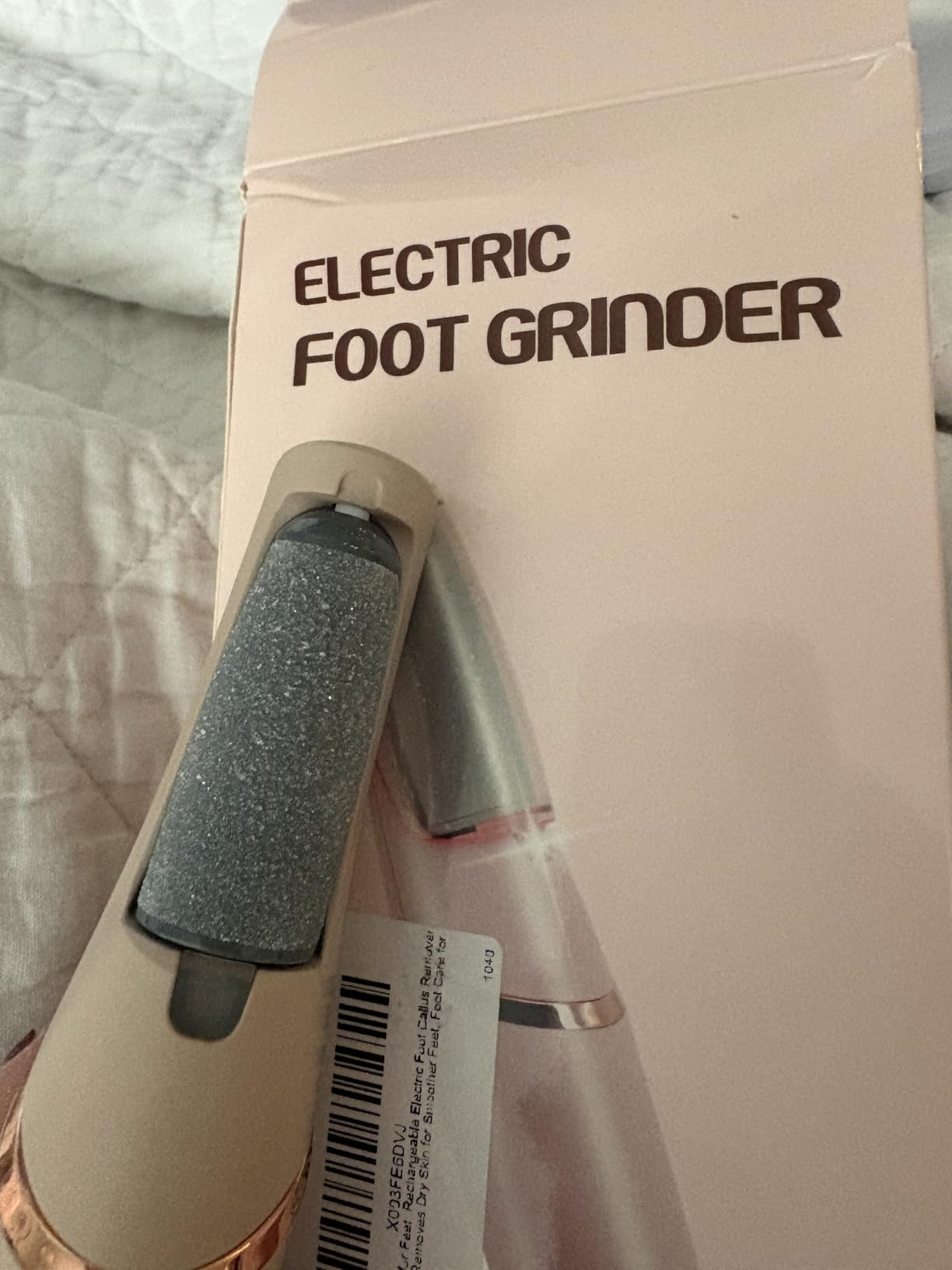 Electric Callus Removers for Feet, Haootadiy Electric Foot Callus Remover Pedicure Kits Rechargeable with 12 in 1, Removes Dry Skin for Smoother Feet, Foot Care for Dead Skin Ideal Gift customer photo 2