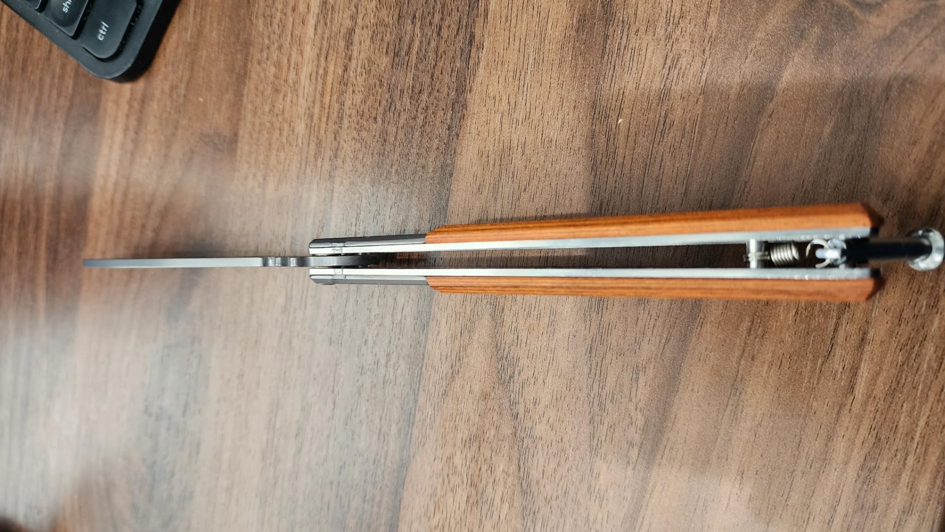 Butterfly Knife - Balisong Trainer - American Practice Butterfly Trainer with Sure Spring Latch - Balisong Knives NOT Real NOT Sharp Blade - Full Stainless Steel Fake Dull Trick CSGO Fidget Toy K14 U customer photo 2