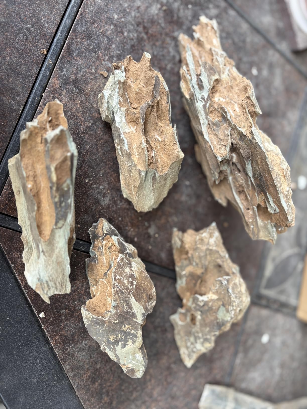 AWXZOM Natural Dragon Rock Carefully Selected Mixed Sizes, Decorative Aquarium Rocks (4.4lb) customer photo 2