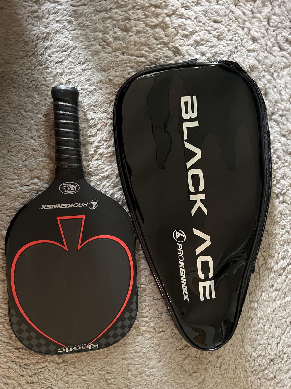 PROKENNEX Black Ace Pro Pickleball Paddle customer photo 2